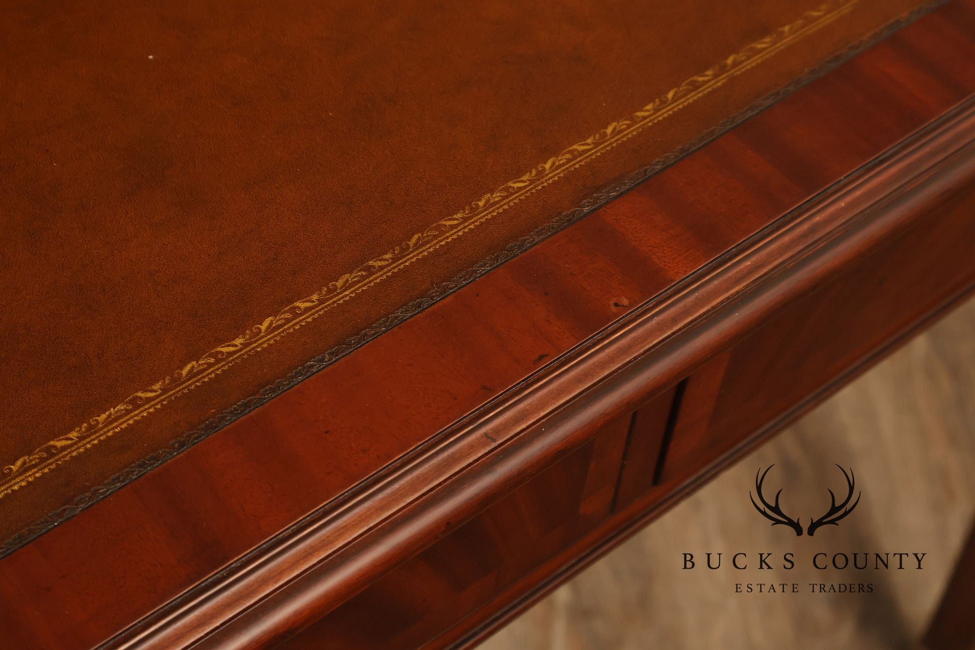 Scarborough House Federal Style Inlaid Mahogany Square Game Table