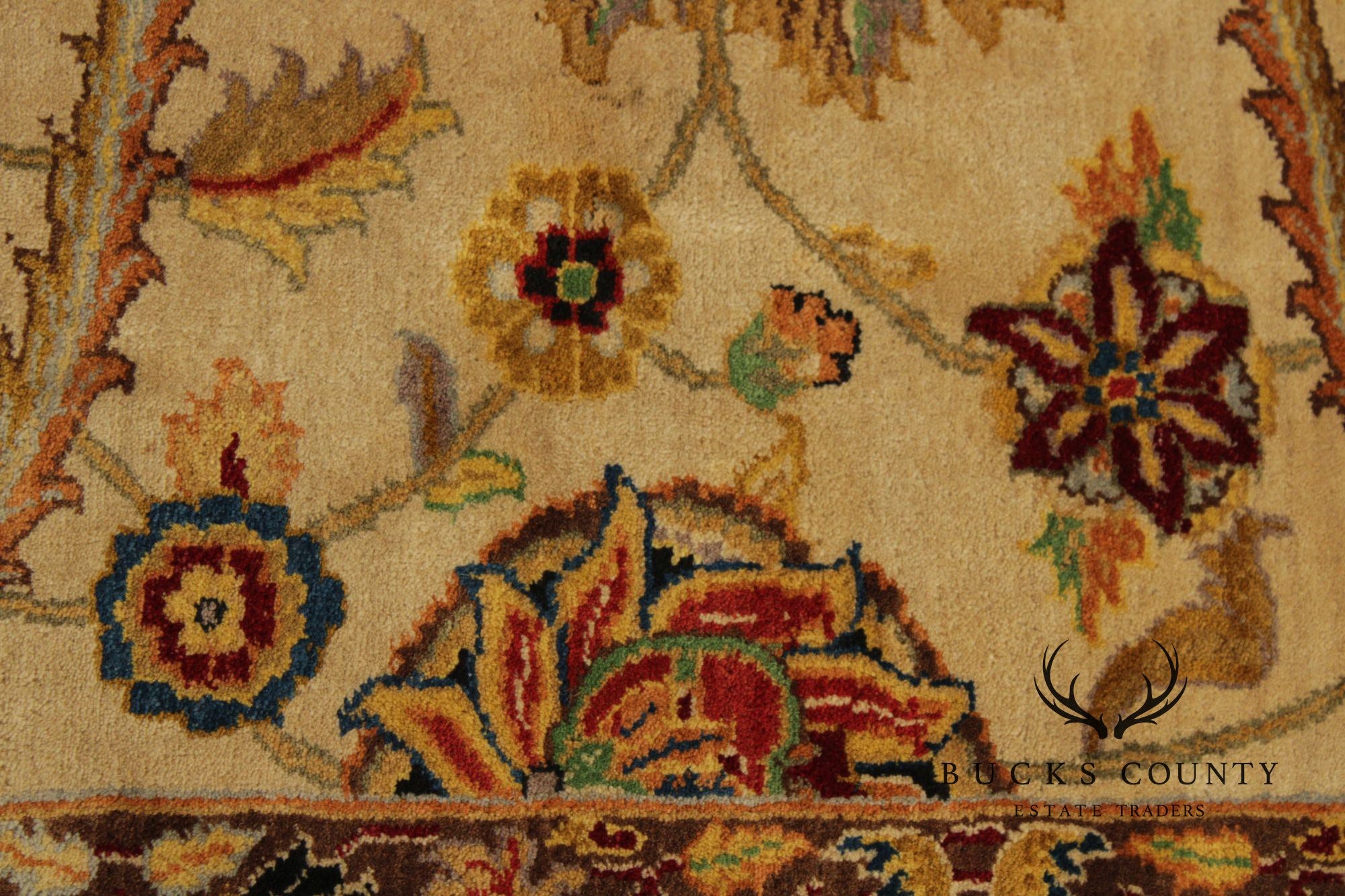 Arts & Crafts Style Wool Area Rug