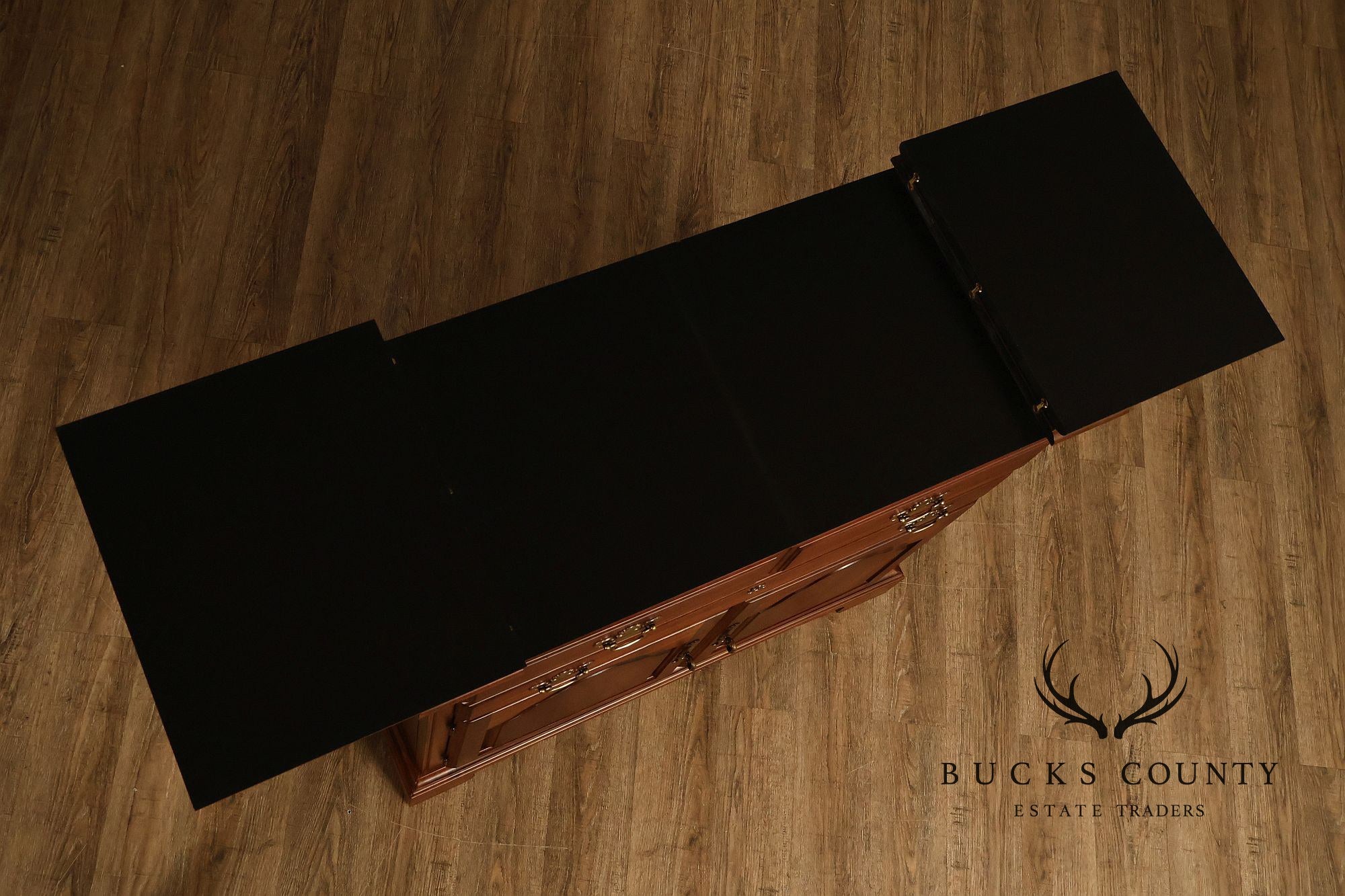 American Drew Chippendale Style Cherry Flip Top Server