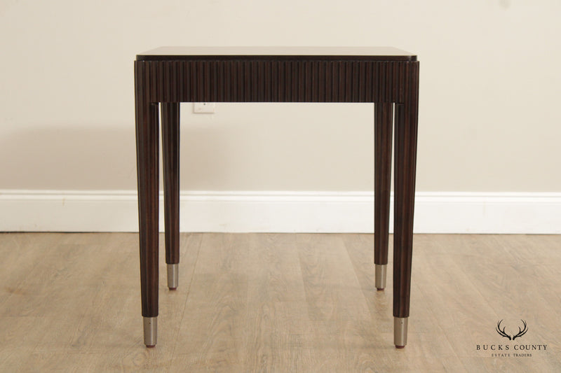 Bernhardt Art Deco Style Pair Of Mahogany End Tables