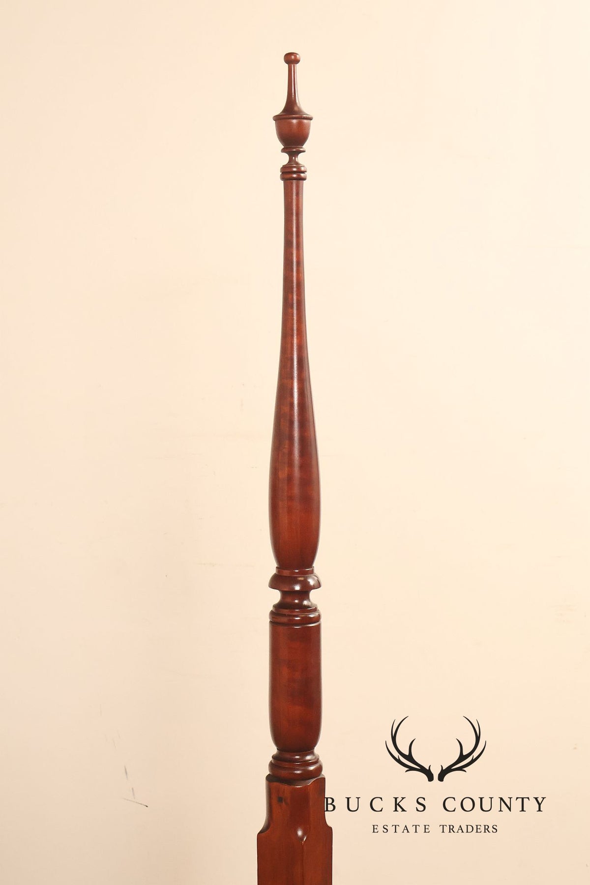 J.L. Treharn Sheraton Style King Maple Poster Bed