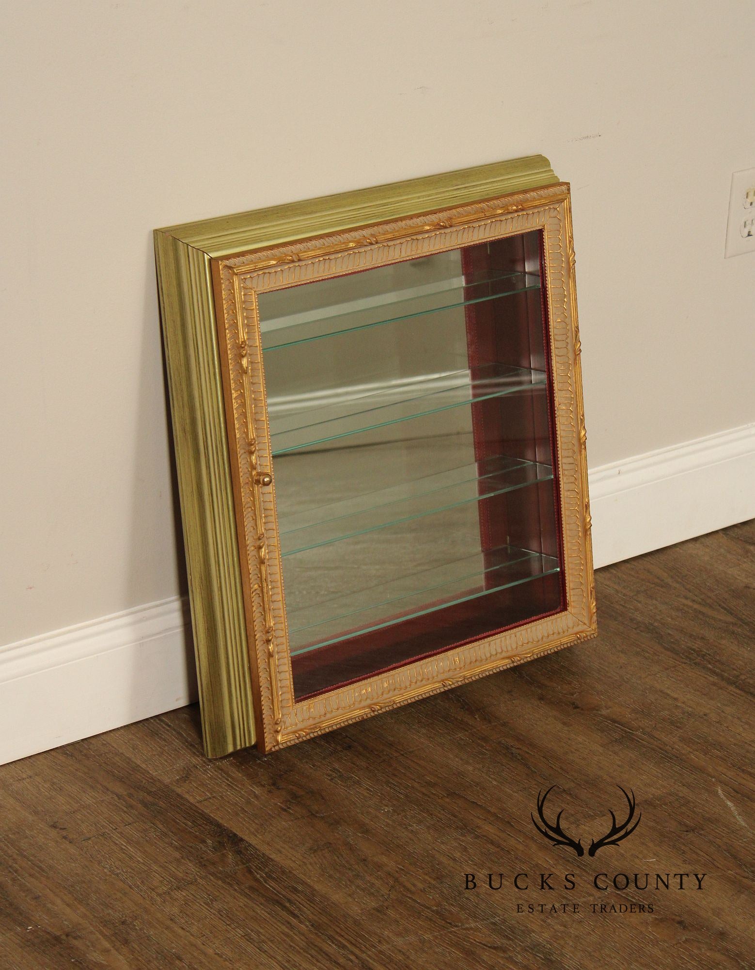 Italian Gold Framed Hanging Display Case