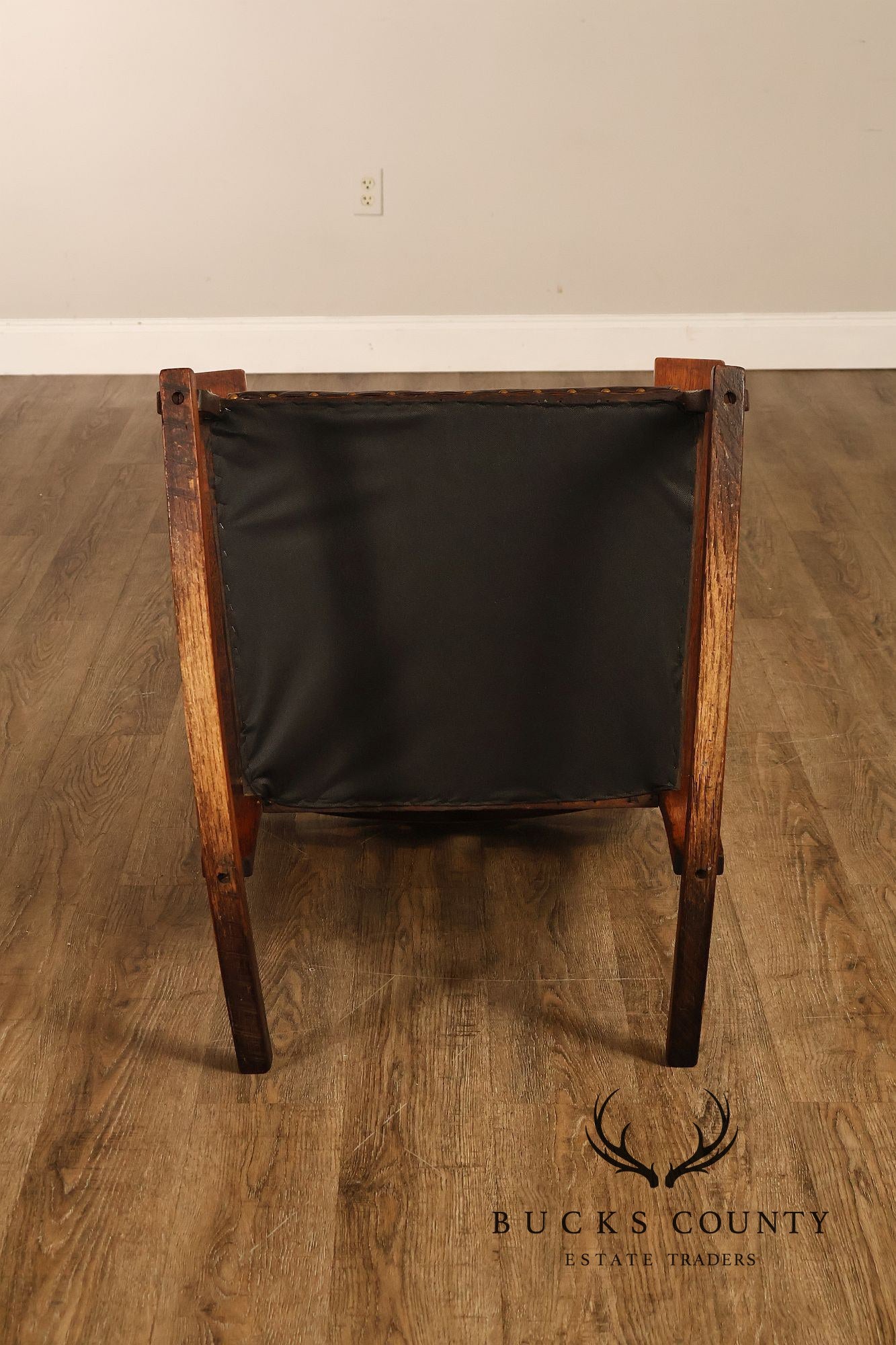Antique Arts And Crafts Mission Oak Rocking Chair