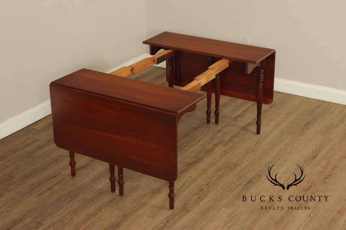Empire Furniture Cherry Drop-Leaf Expandable Dining Table