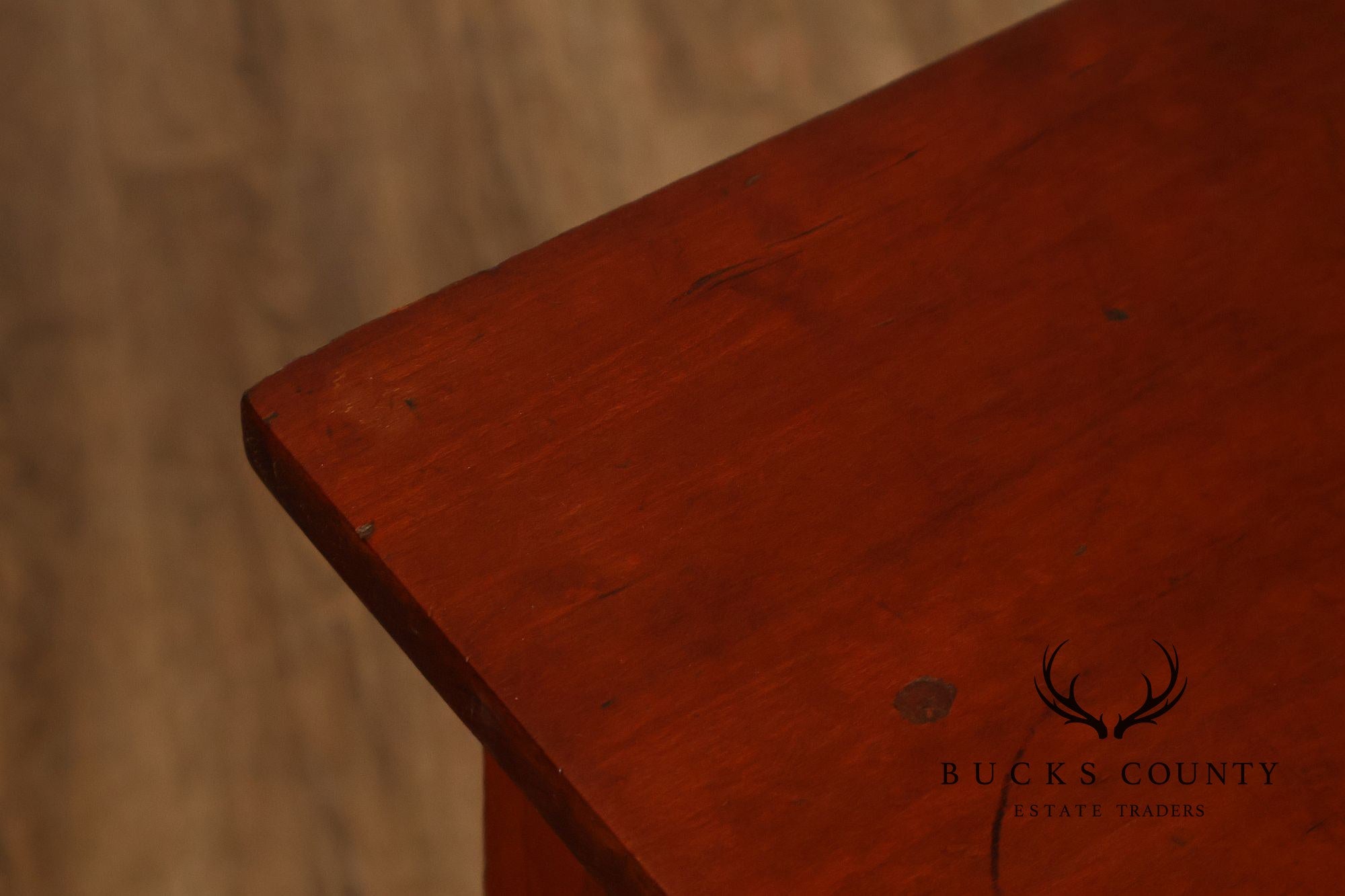 Antique American Empire Poplar Work Table