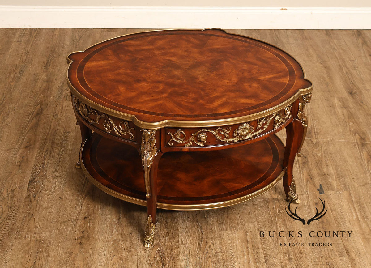 Theodore Alexander 'Capital' Mahogany Coffee Table