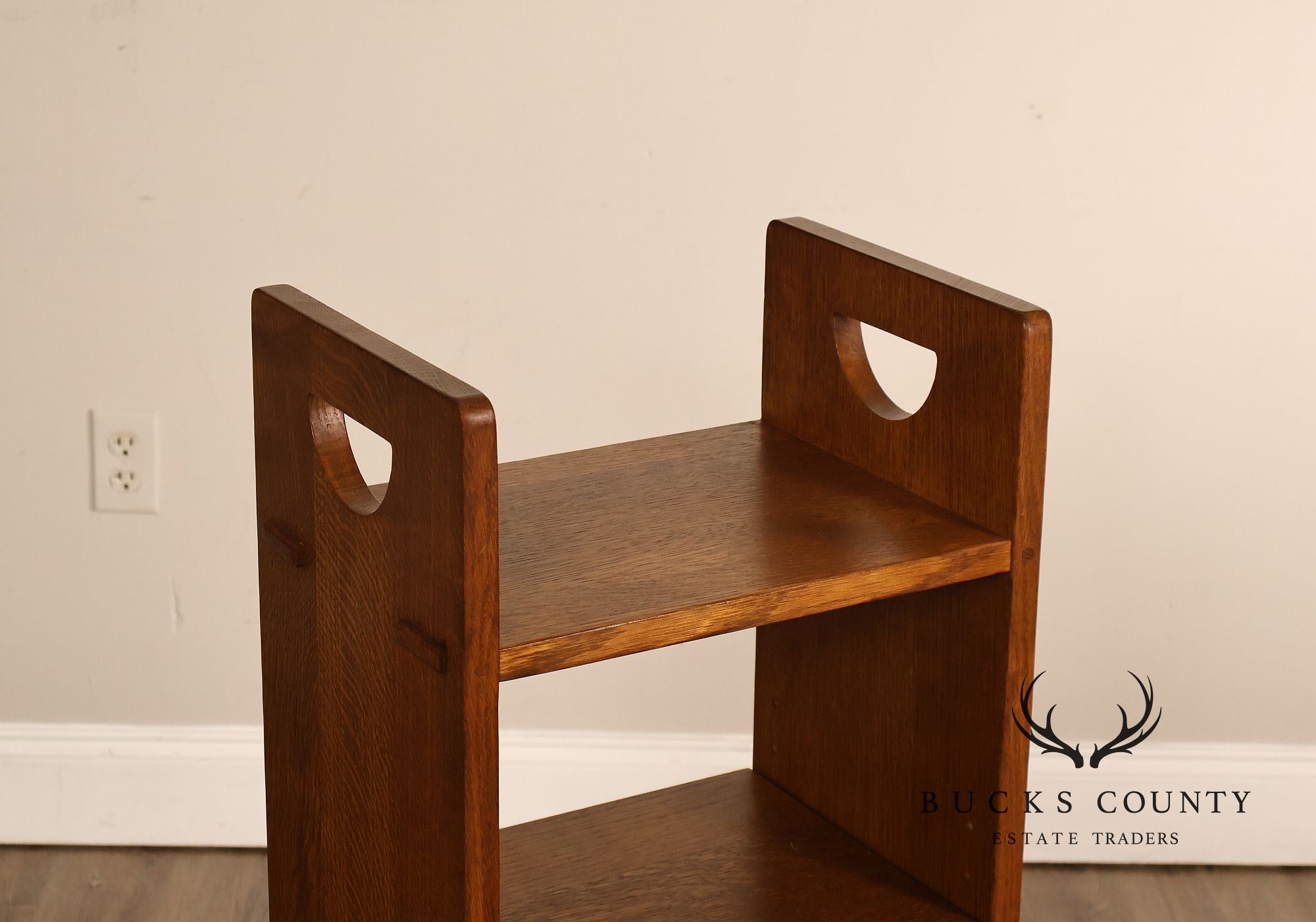 Stickley Mission Collection Oak Magazine Stand Bookcase
