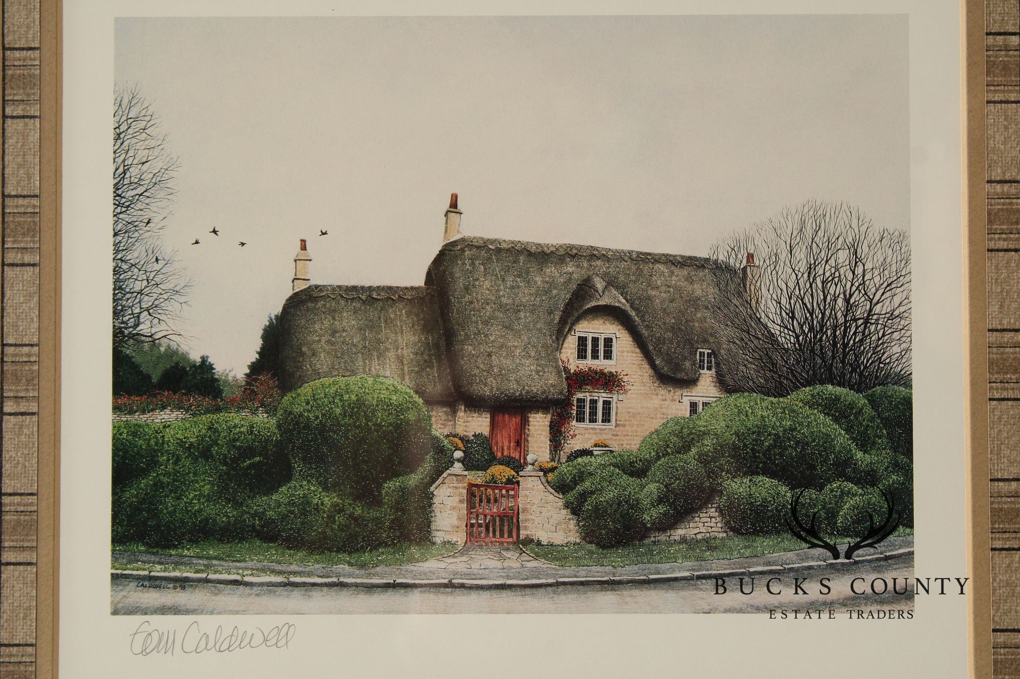 Tom Caldwell Illustrative Print, 'Campden Cottage'