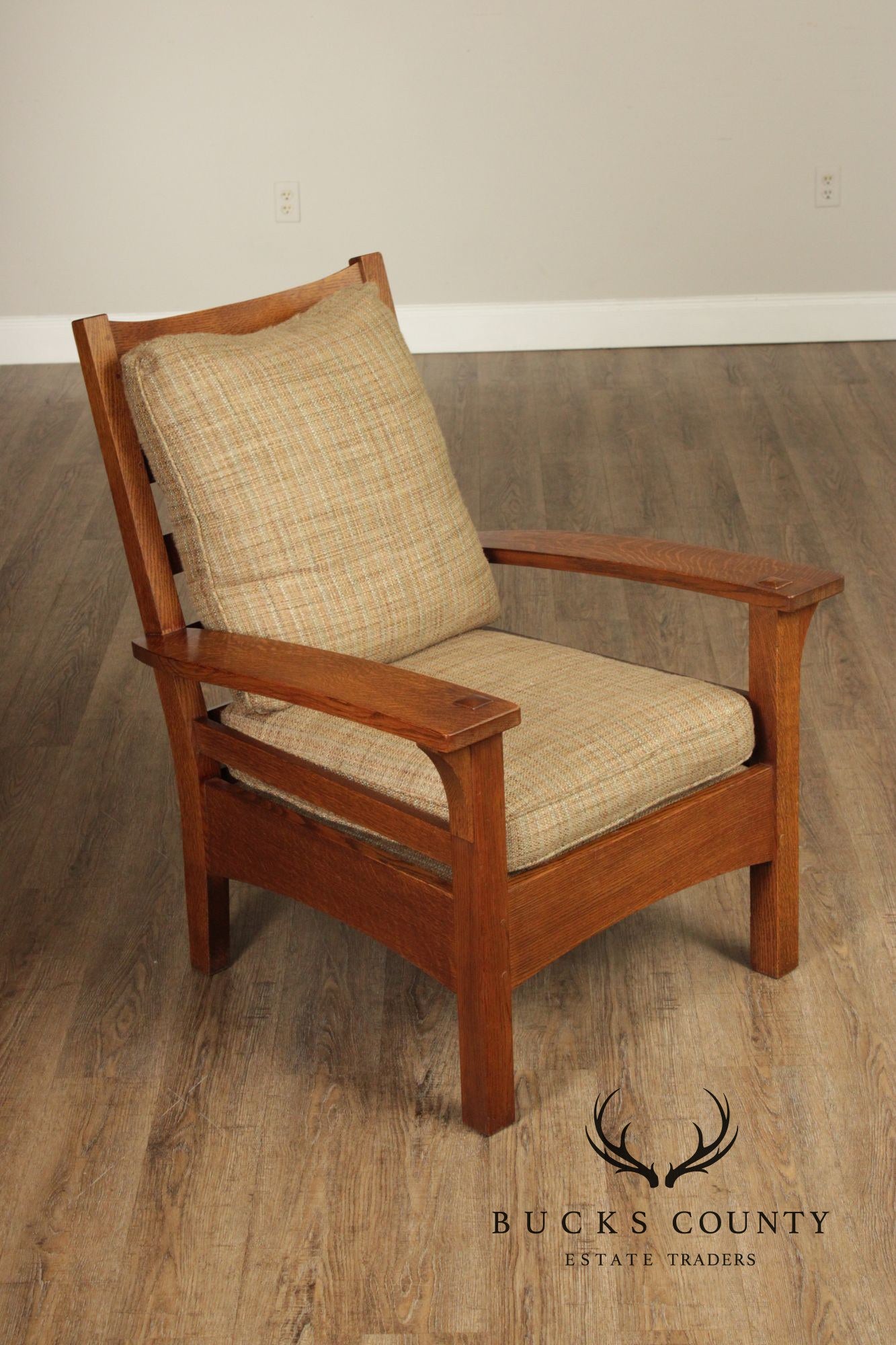 Stickley Mission Collection Oak Lounge Chair