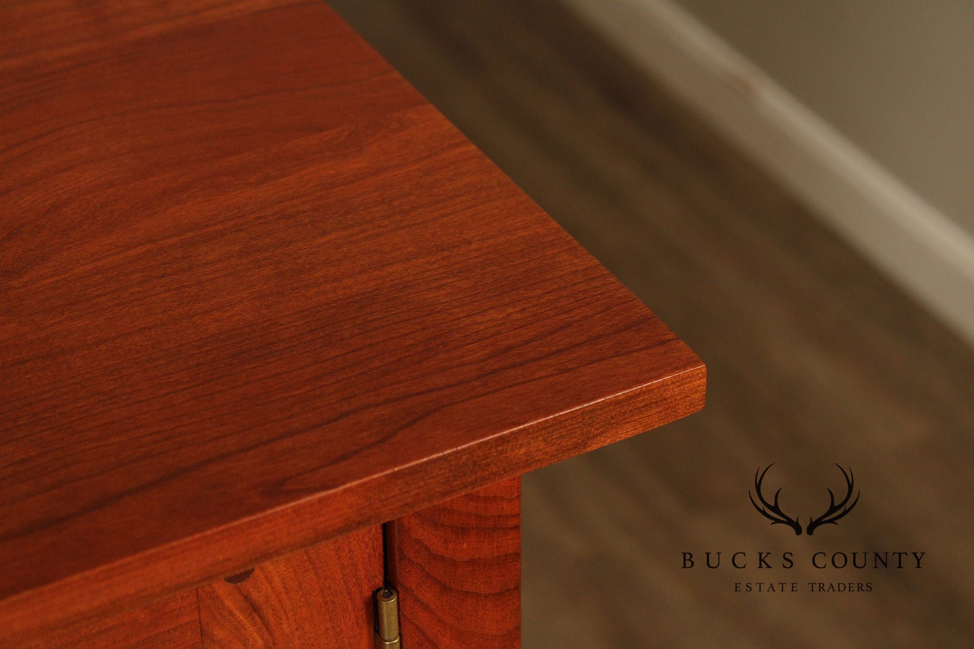 Stickley Mission Collection Cherry Two Door Display Cabinet