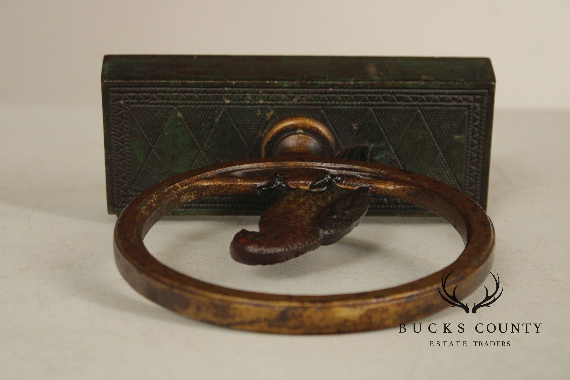 Bradley & Hubbard Art Deco Cast Iron Door Stop