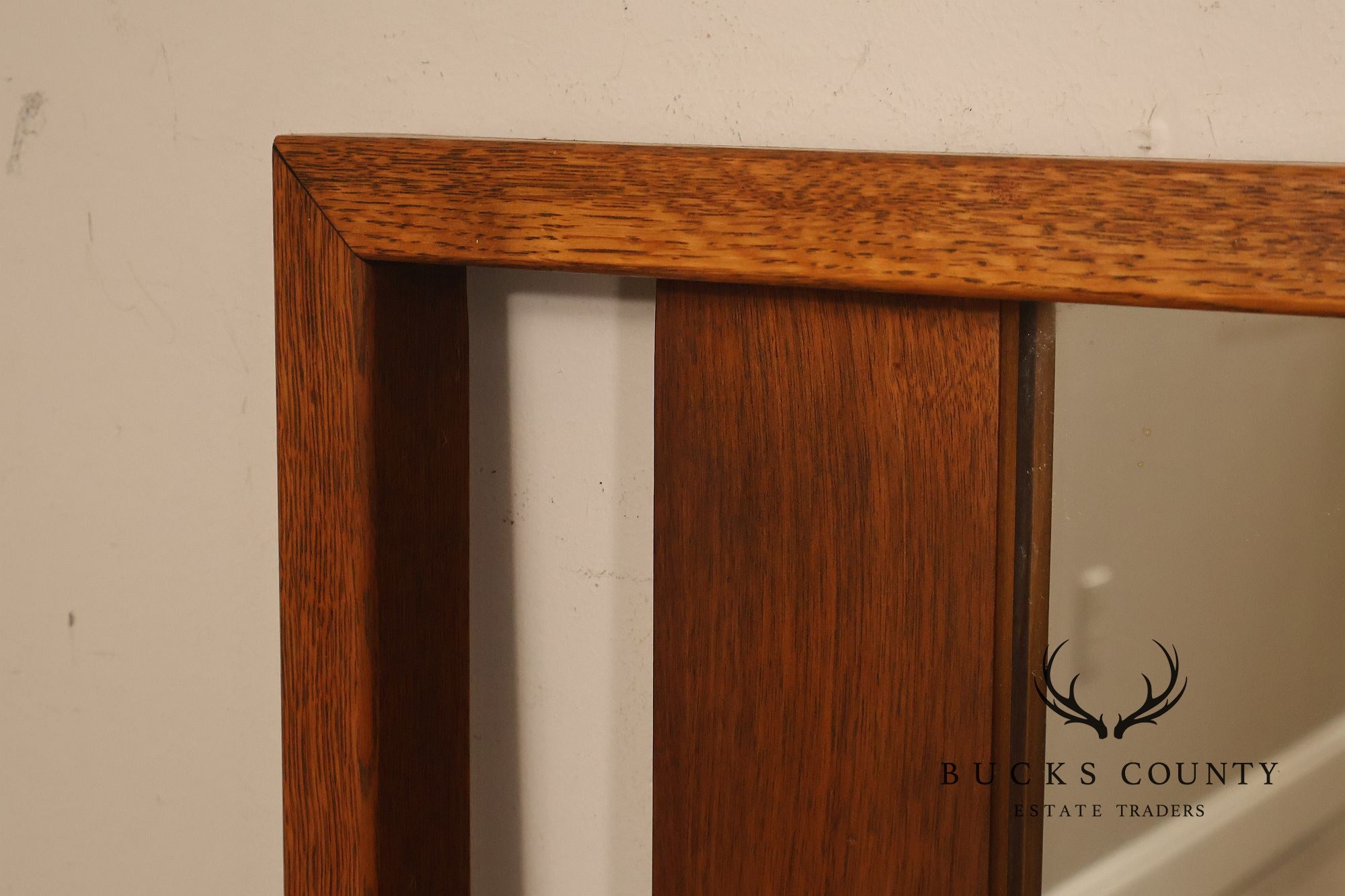 Lane Mid Century Modern Walnut Mirror