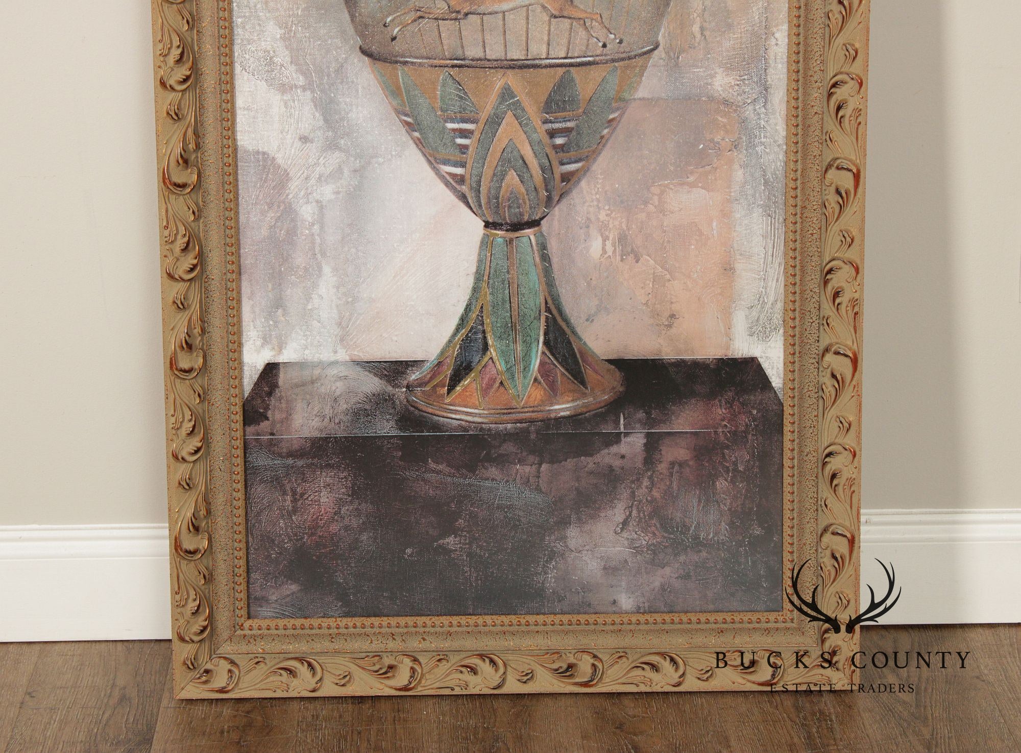 Dennis Carney Framed Print, 'Vase of Thebes I'