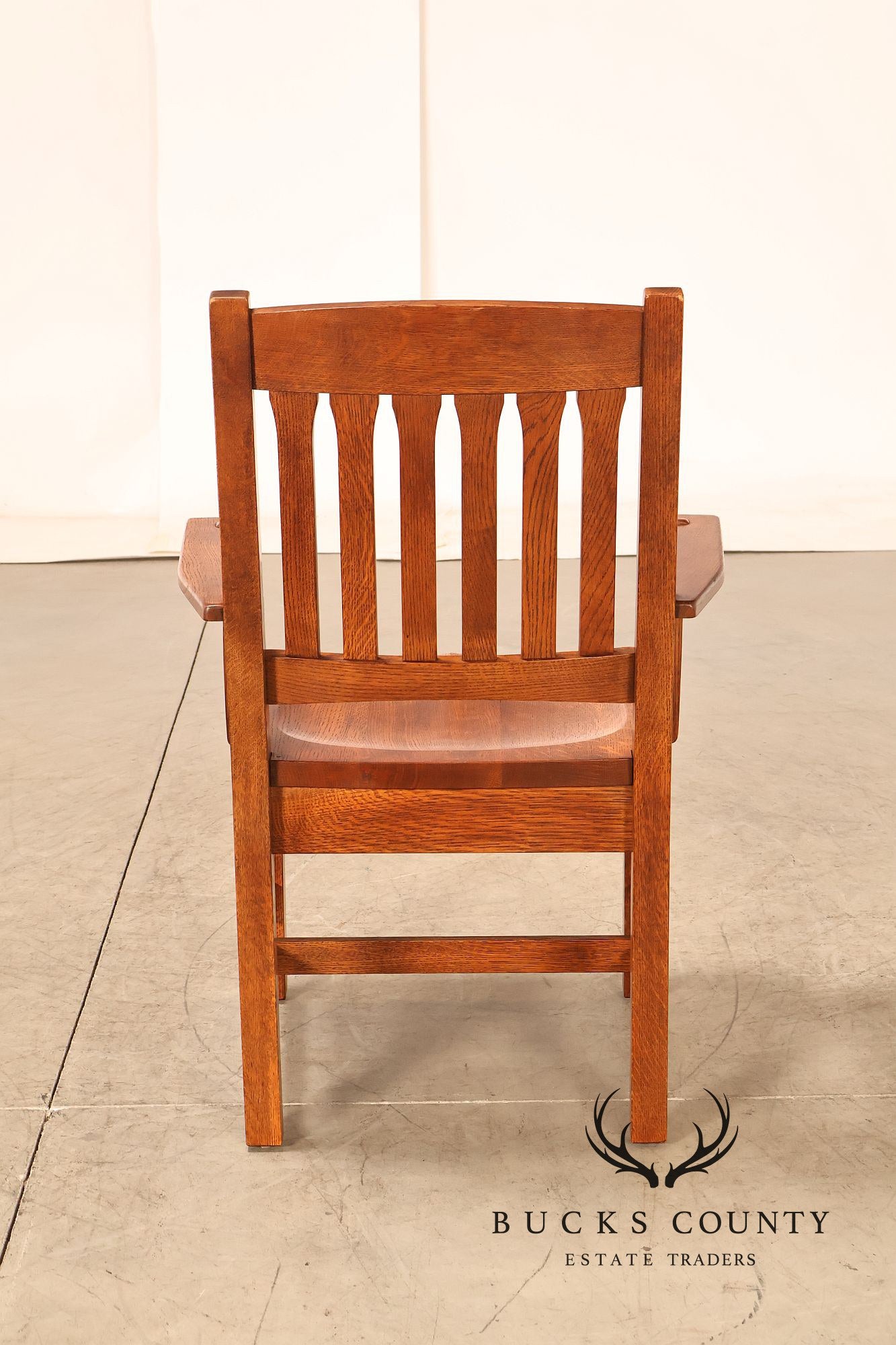 Stickley Mission Collection Set of Six Cottage Oak Dining Chairs