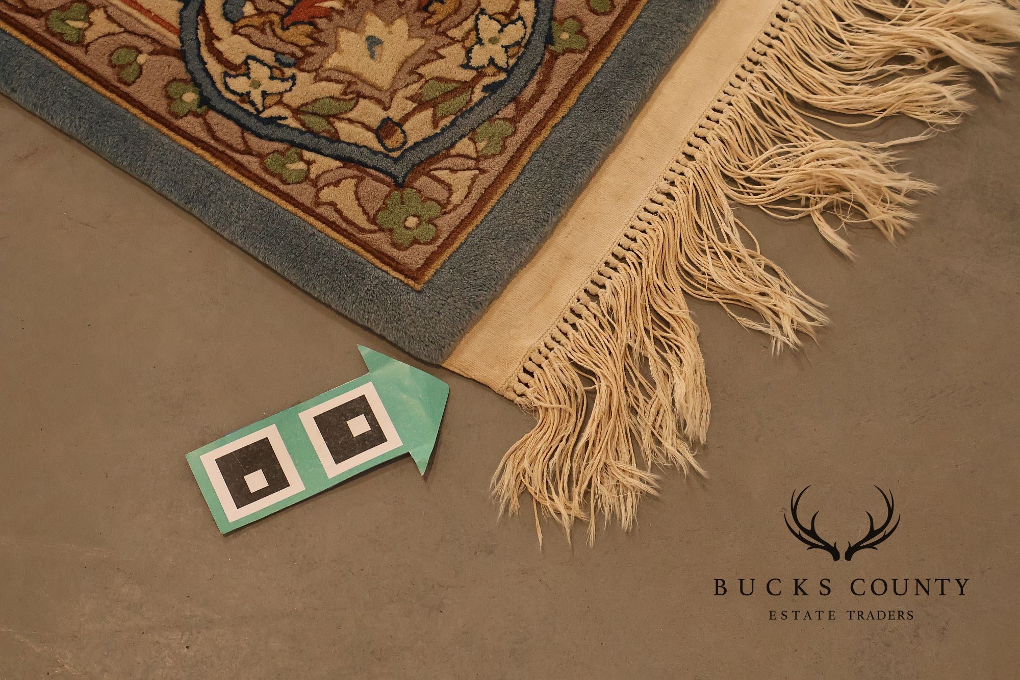 Persian Style Hand Knotted Wool Area Rug