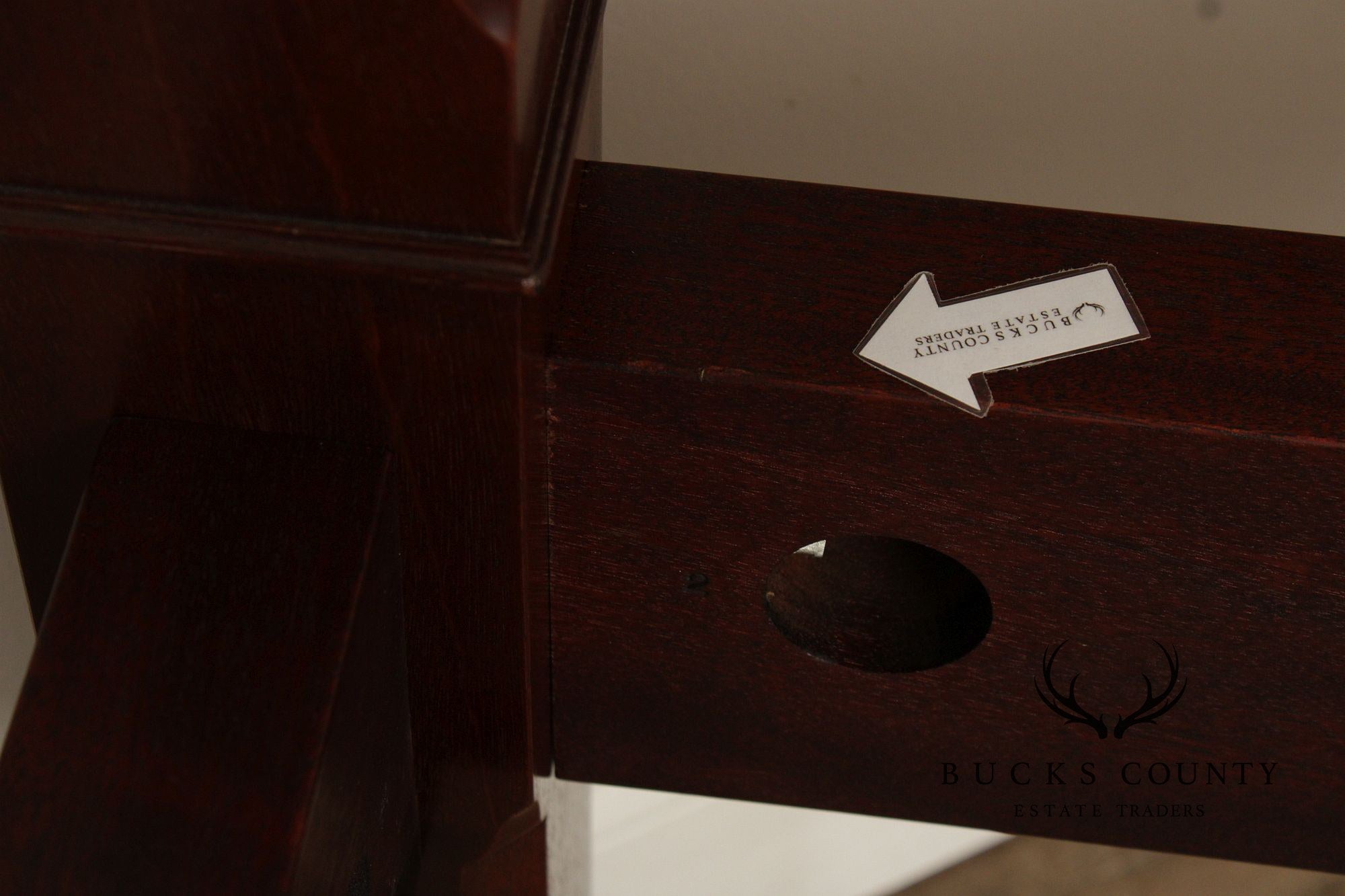 Custom Quality Federal Style Carved Mahogany California King  Poster Bed Frame