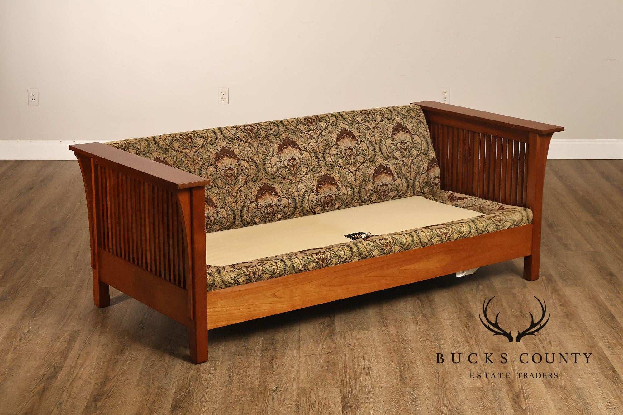 Stickley Mission Collection 'Fayetteville' Cherry Frame Sofa