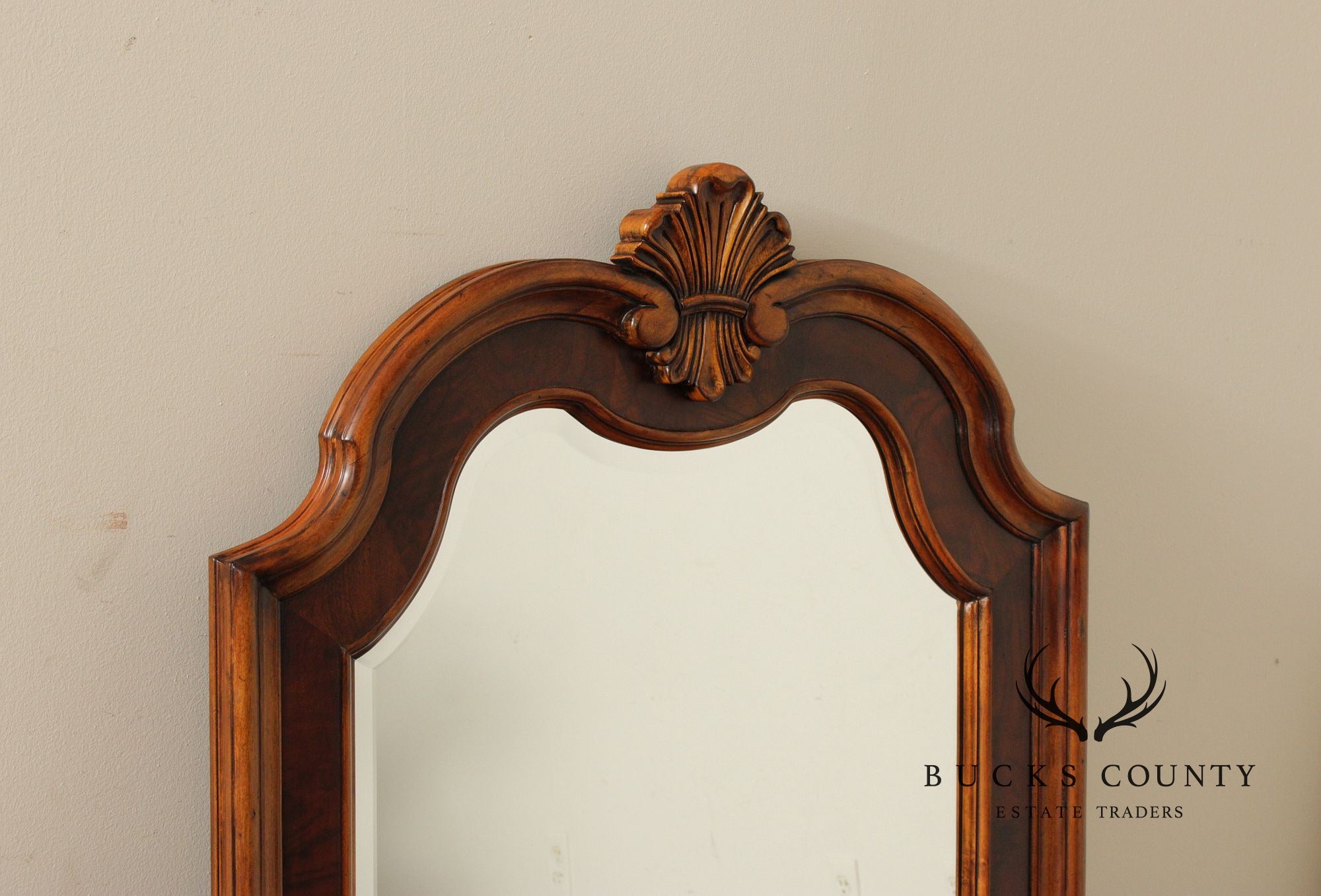 Ethan Allen Tuscany Collection Burlwood Wall Mirror