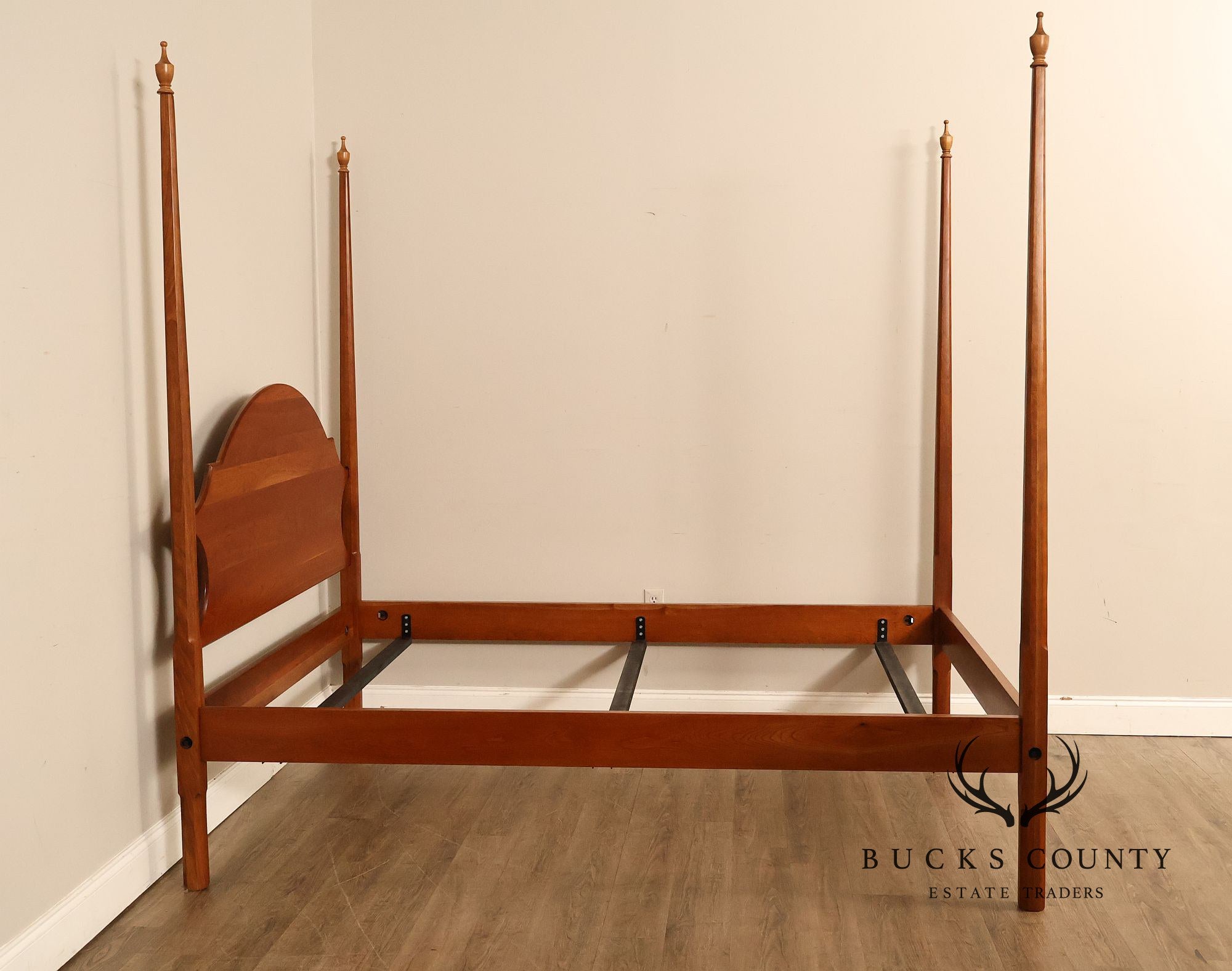 Custom Quality Solid Cherry Queen Size Poster Bed