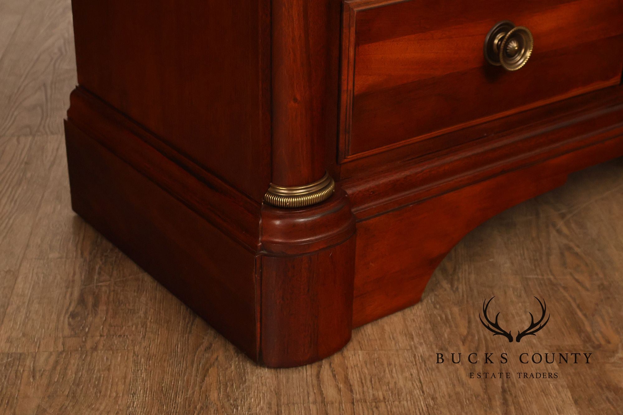 Stanley Regency Style Mahogany Triple Dresser