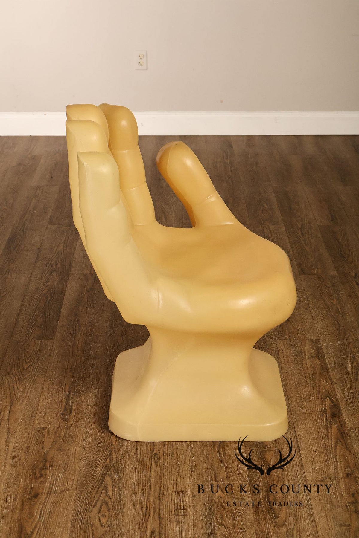 Vintage Molded Plastic Right Hand Chair