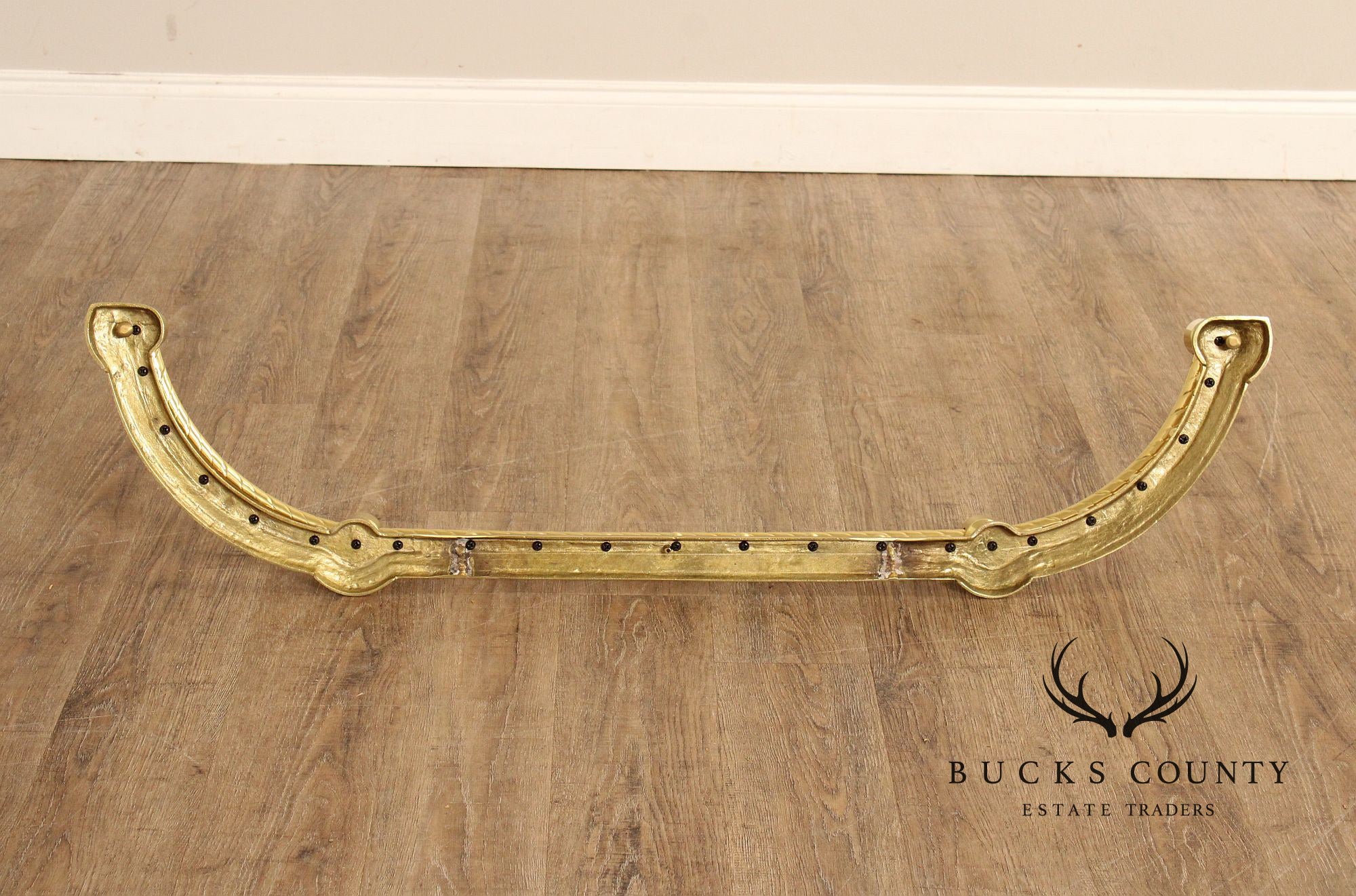 Traditional Polished Brass Fireplace Fender