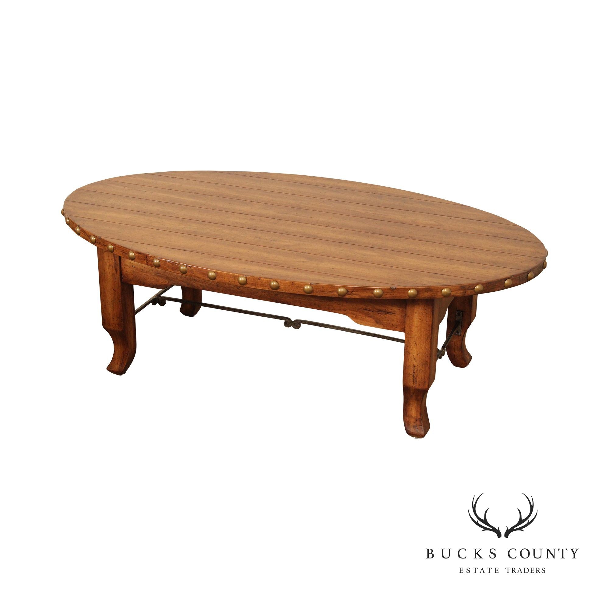 Bausman & Company Oval Top Coffee Table