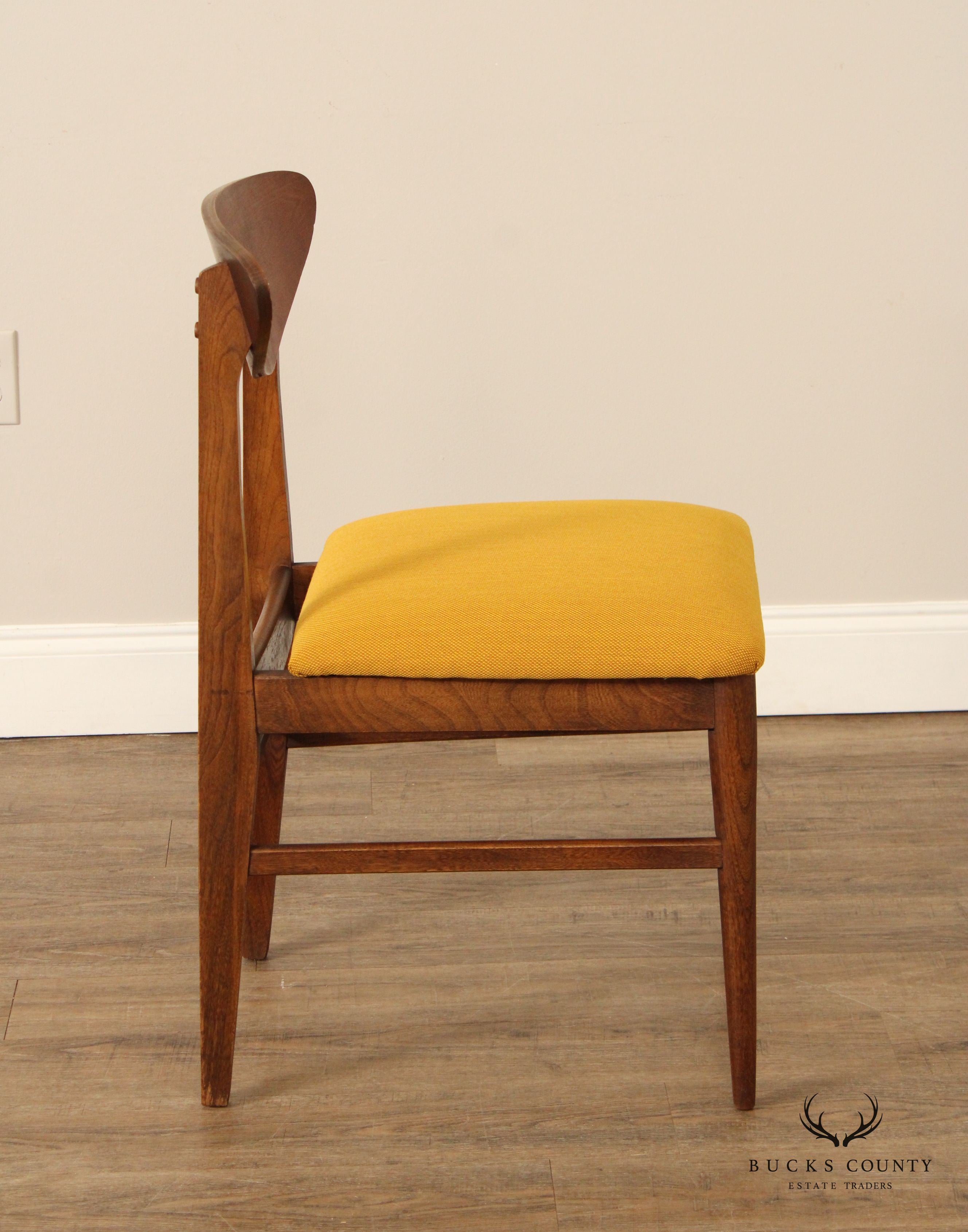 Mid Century Modern Walnut Side Chair