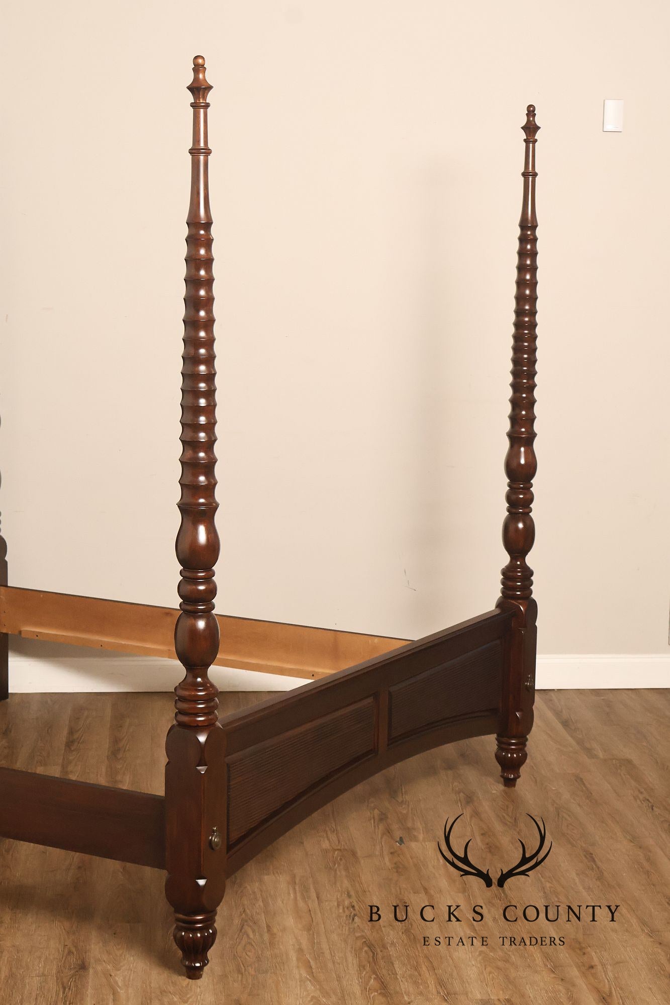British Colonial Style Four Poster King Bed Frame