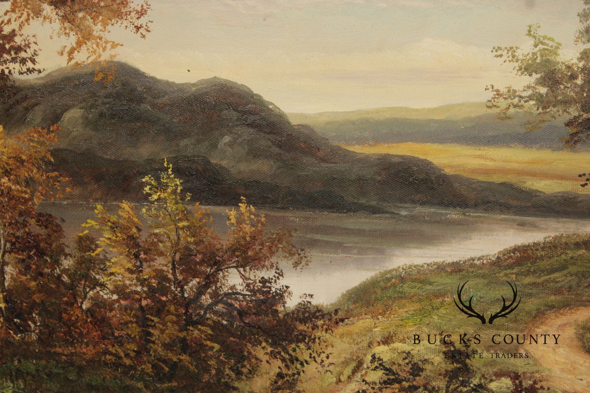 Artist Signed Continental School Landscape Painting