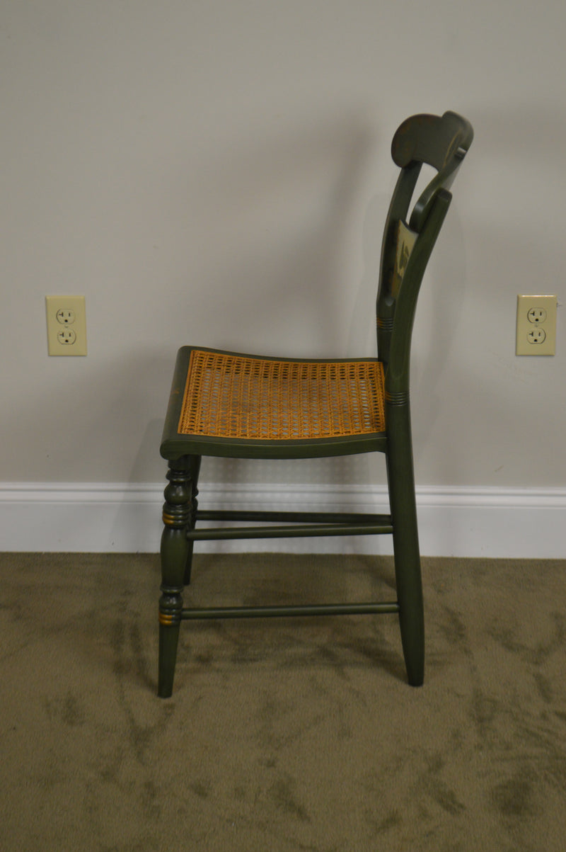 Hitchcock Thomas Jefferson Monticello Limited Edition Painted Pair Chairs (A)