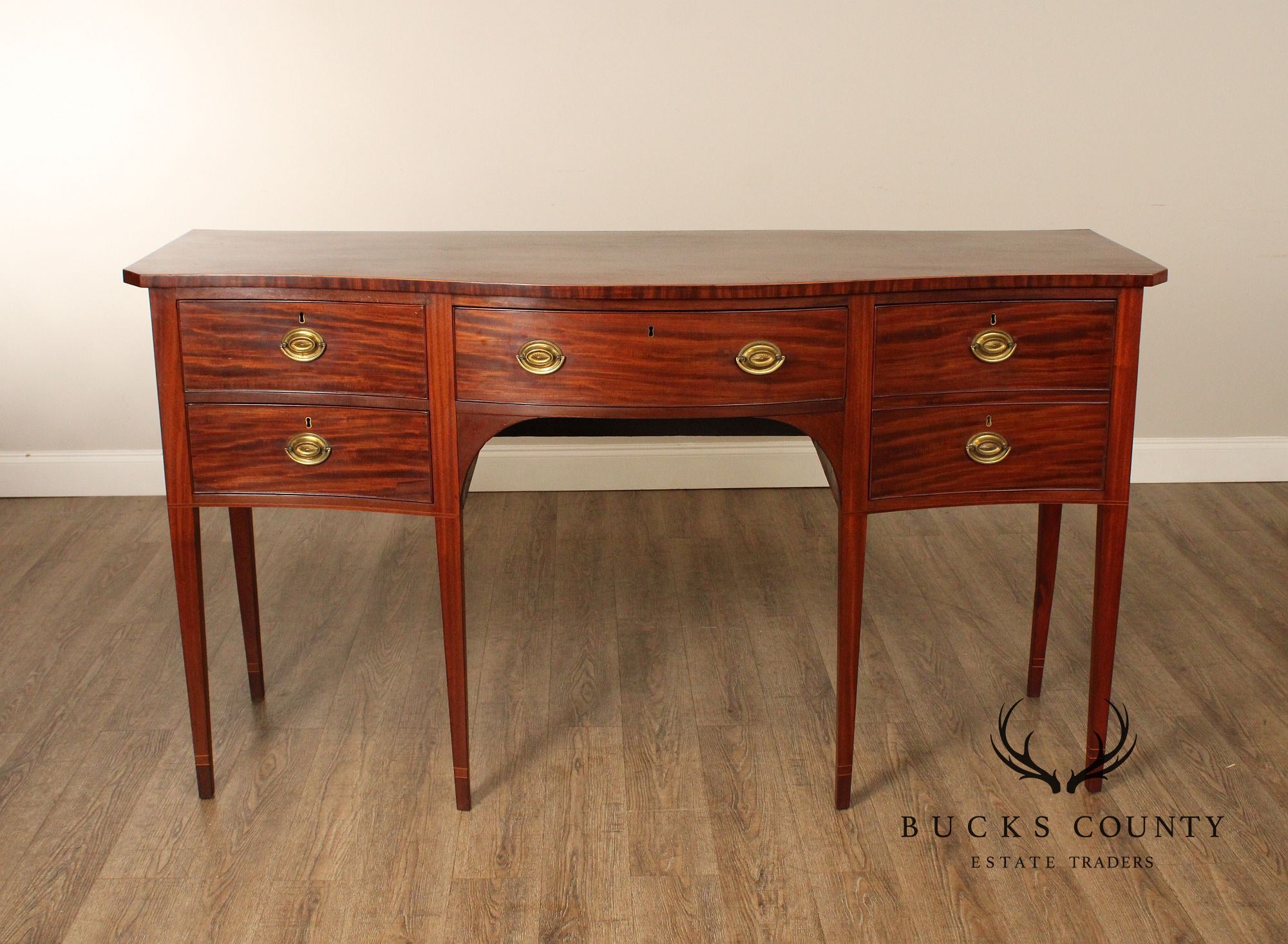 Antique American Hepplewhite Mahogany Sideboard