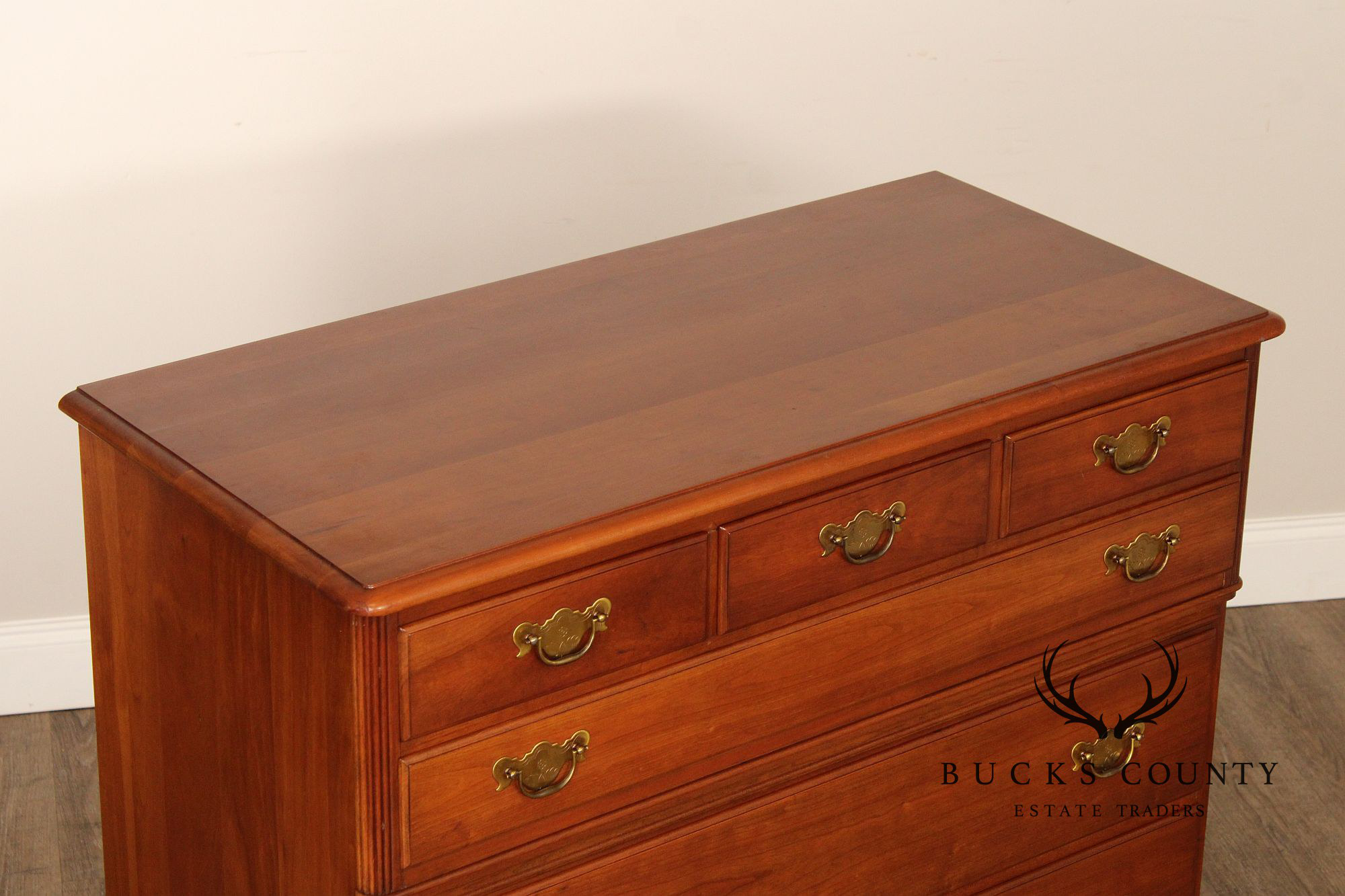 Pennsylvania House Chippendale Style Cherry Chest of Drawers