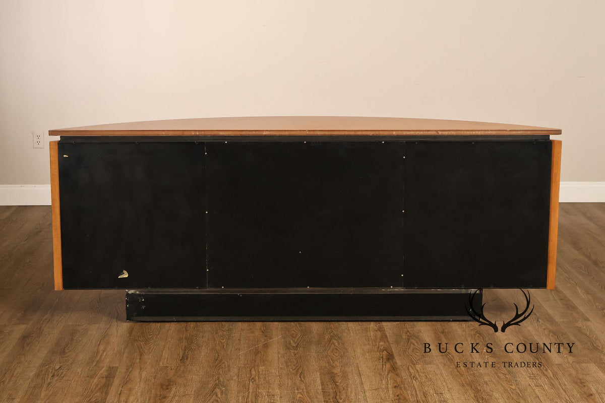 Pietro Costantini Contemporary Curved Four Door Wood Buffet