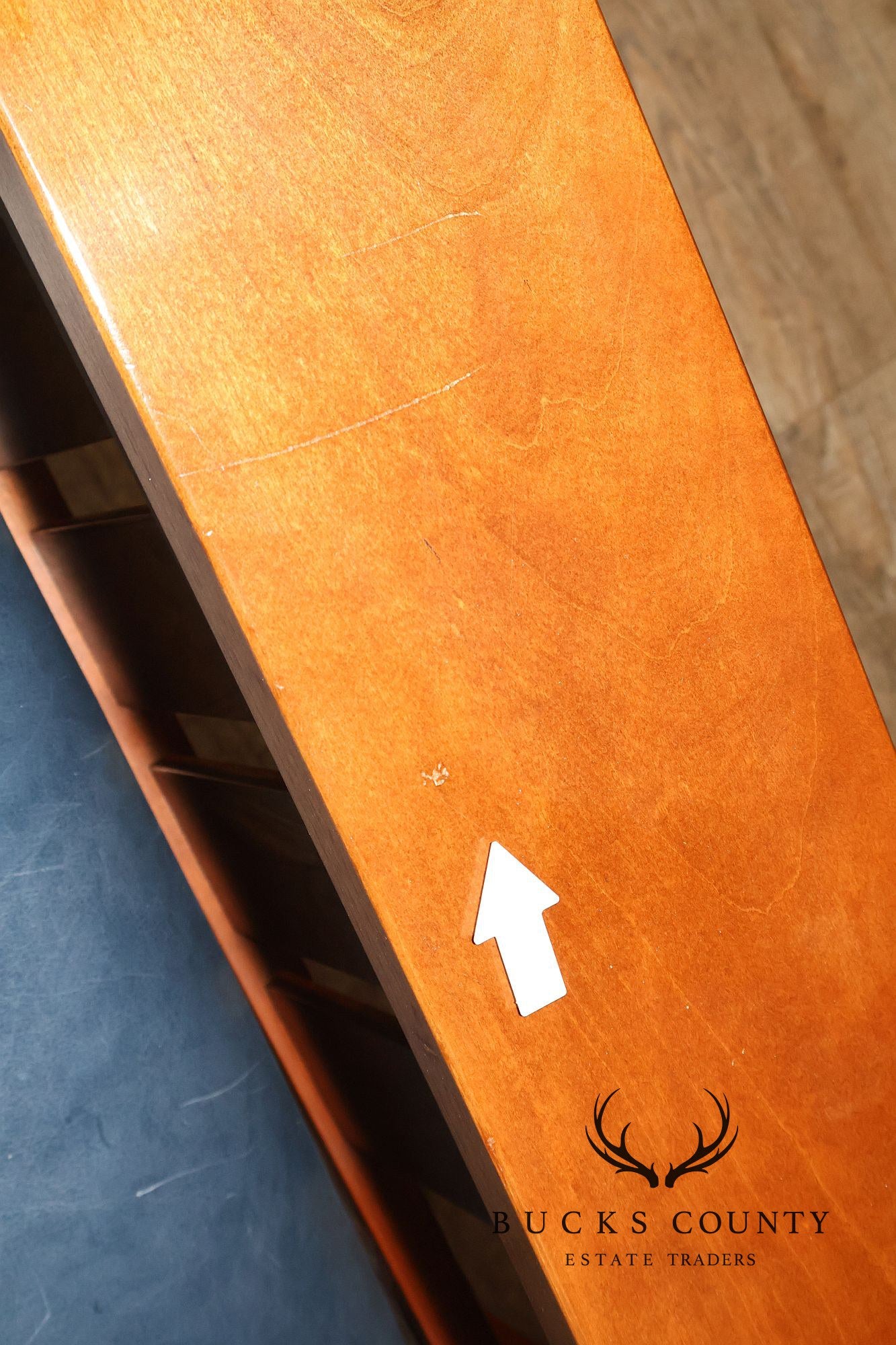 Stickley Mission Collection Cherry Bow Arm Morris Chair and Ottoman