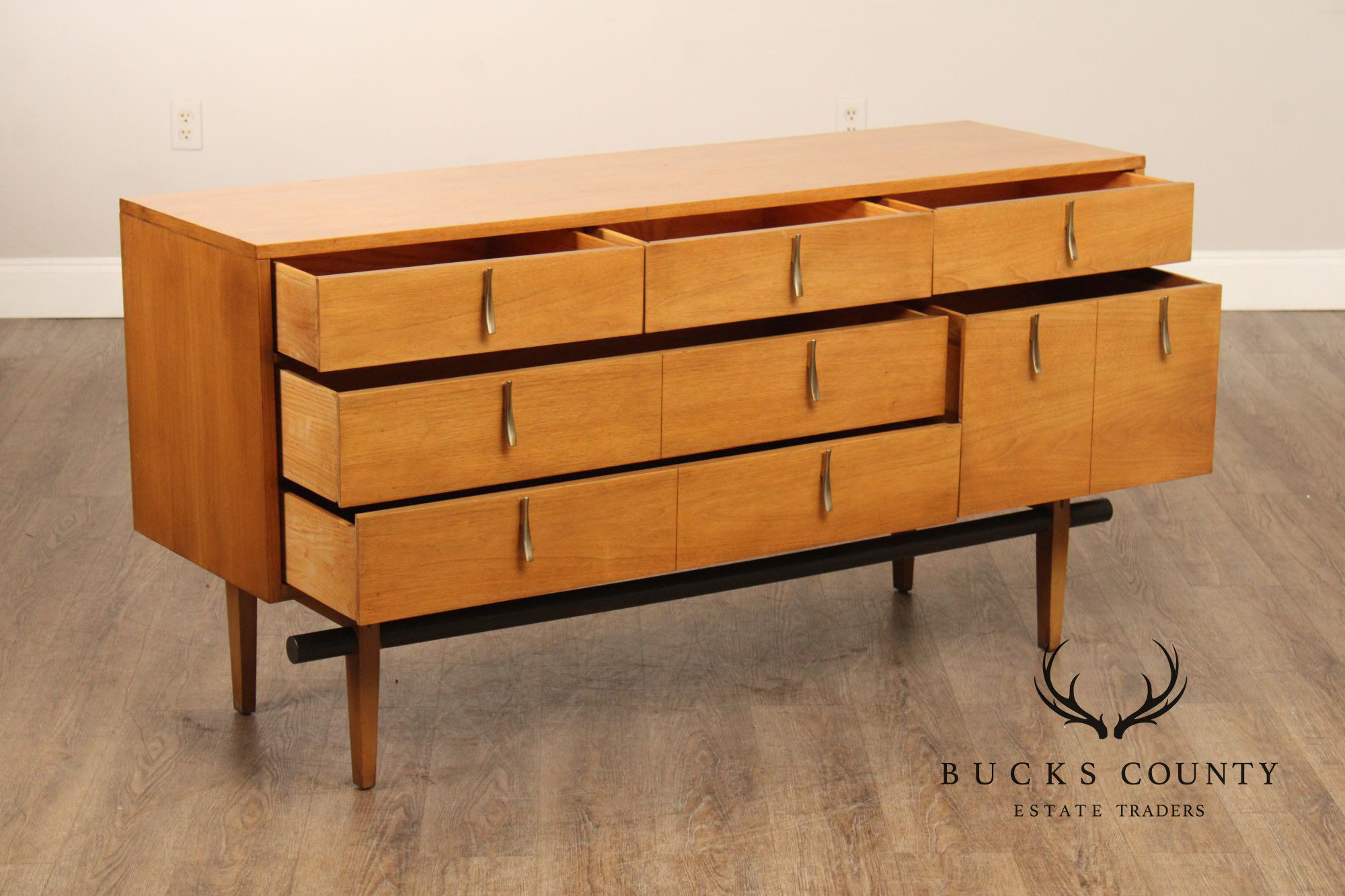 Mid Century Modern Walnut Dresser