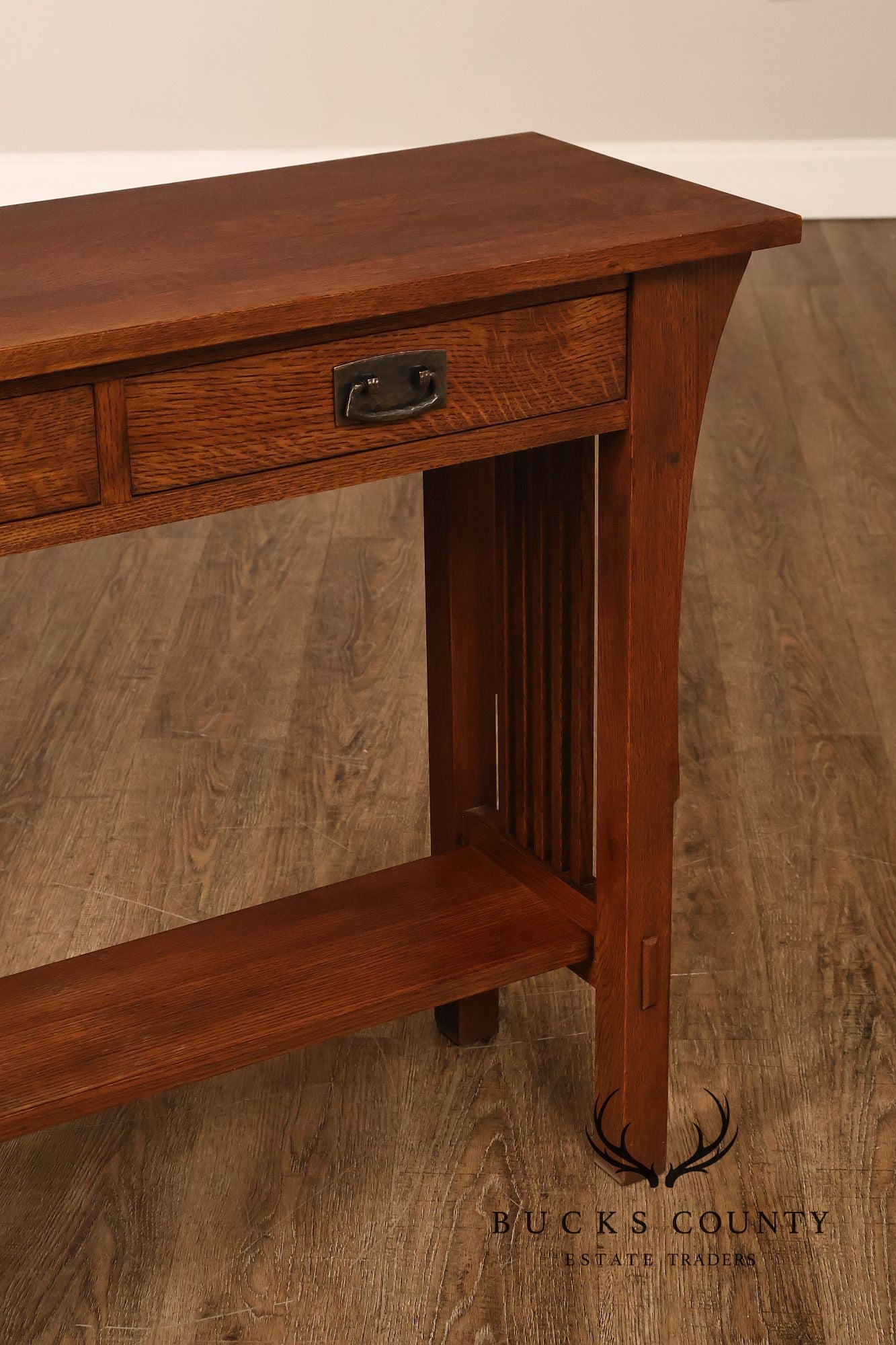 Stickley Mission Collection Oak Console Table