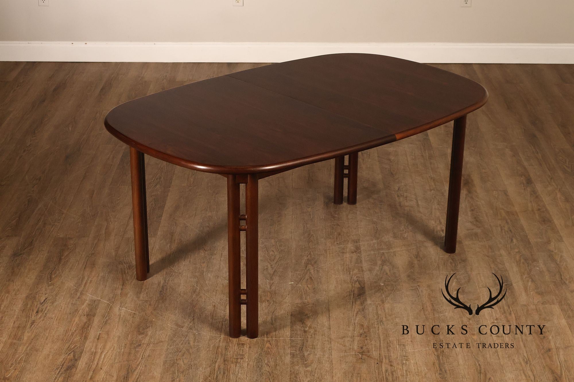 Danish Modern Rosewood Extension Dining Table With Two Leaves By Boltinge