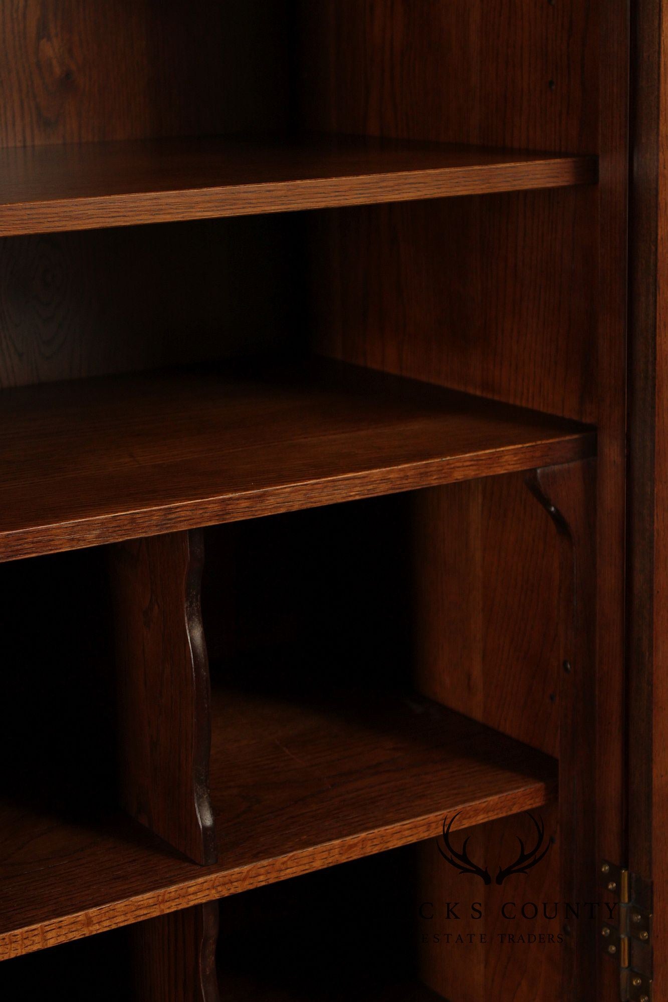 Henredon 'Scene One' Pair of Campaign Style Bedroom Armoire Cabinets