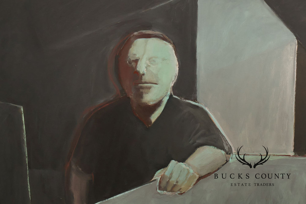 Anne Cooper Dobbins Oil Painting, 'The Engineer'