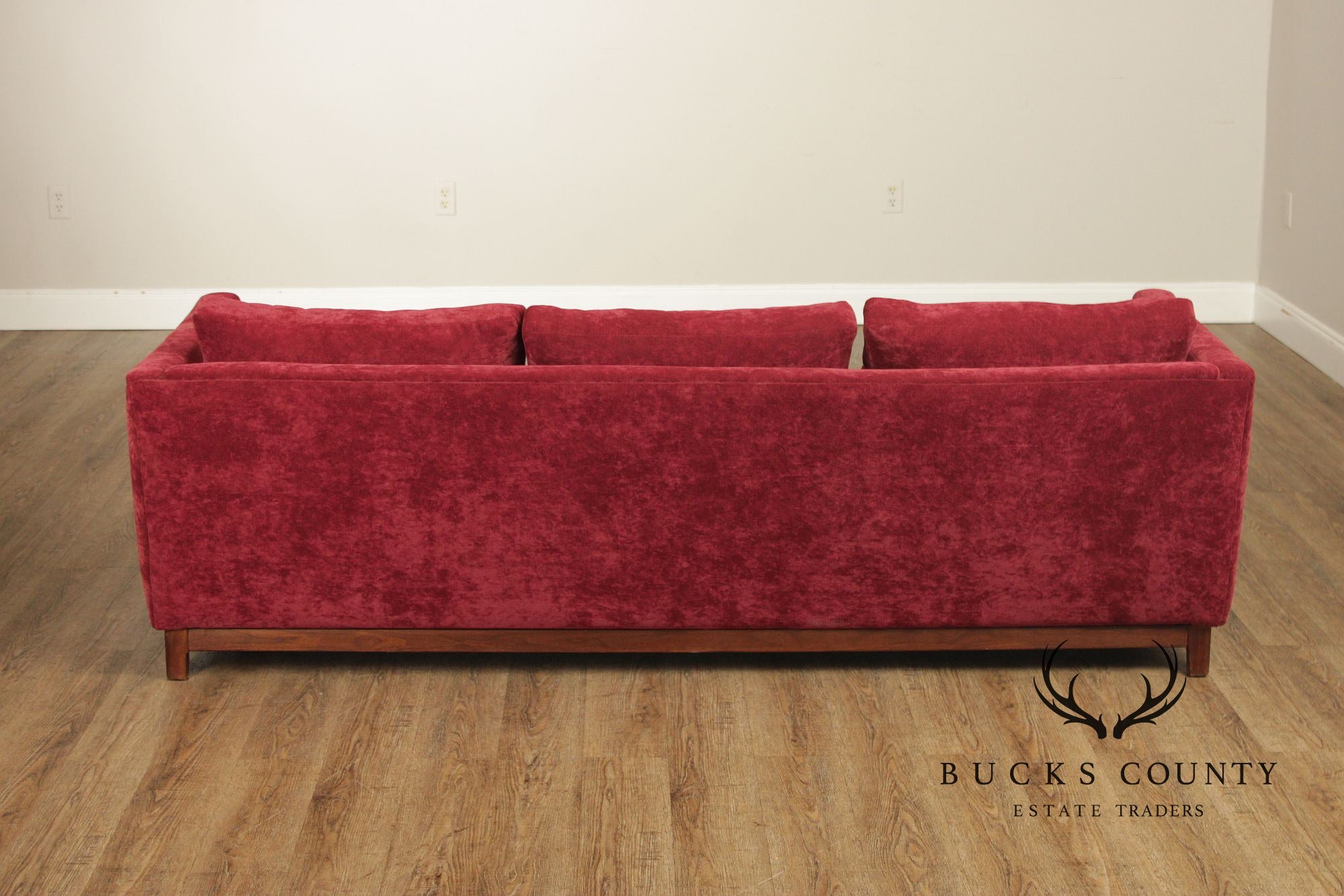 Edward Wormley Attributed Mid-Century Modern Three Cushion Sofa