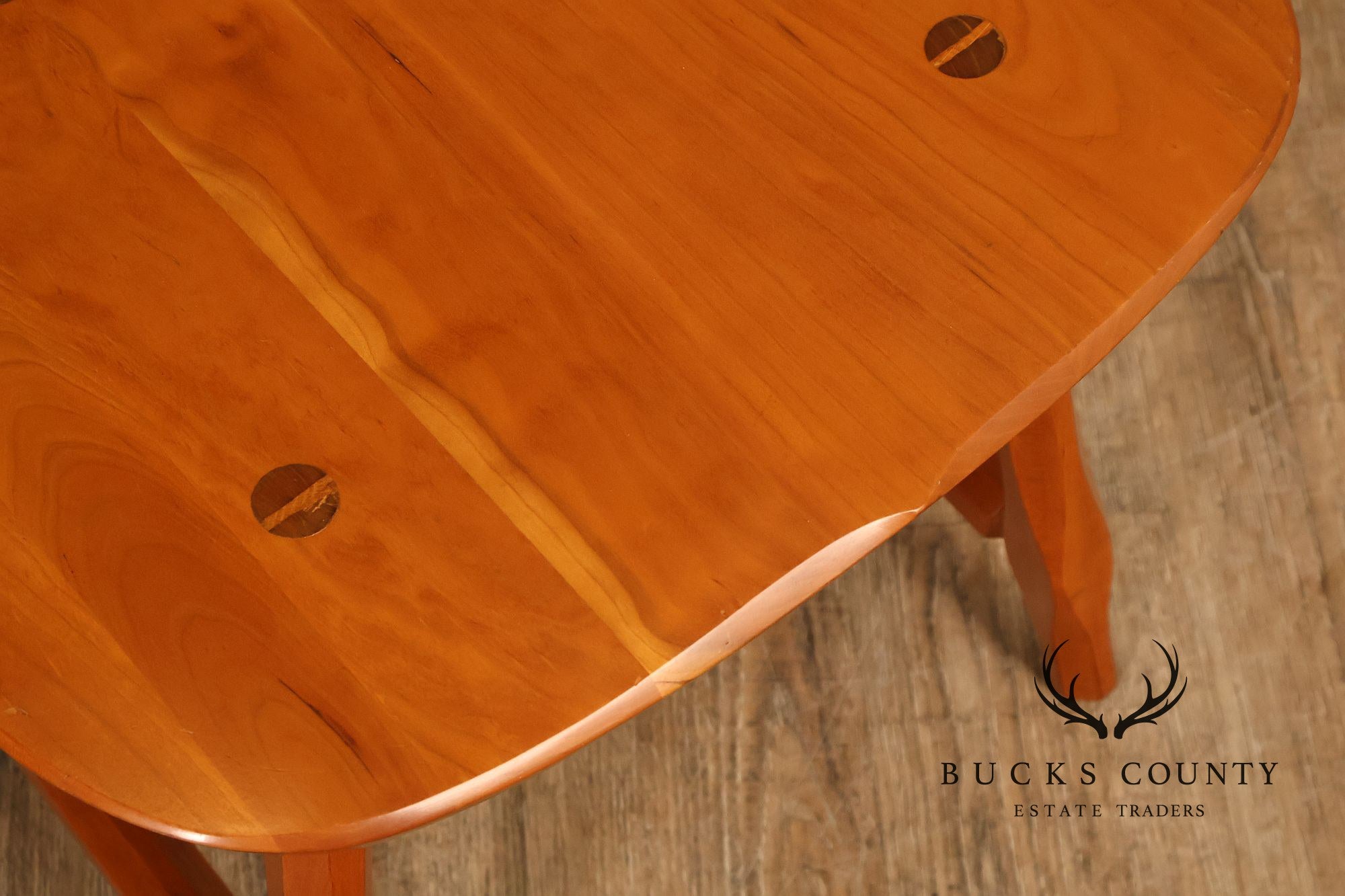 Hunt Country Furniture Set of Six Cherry Windsor Dining Chairs