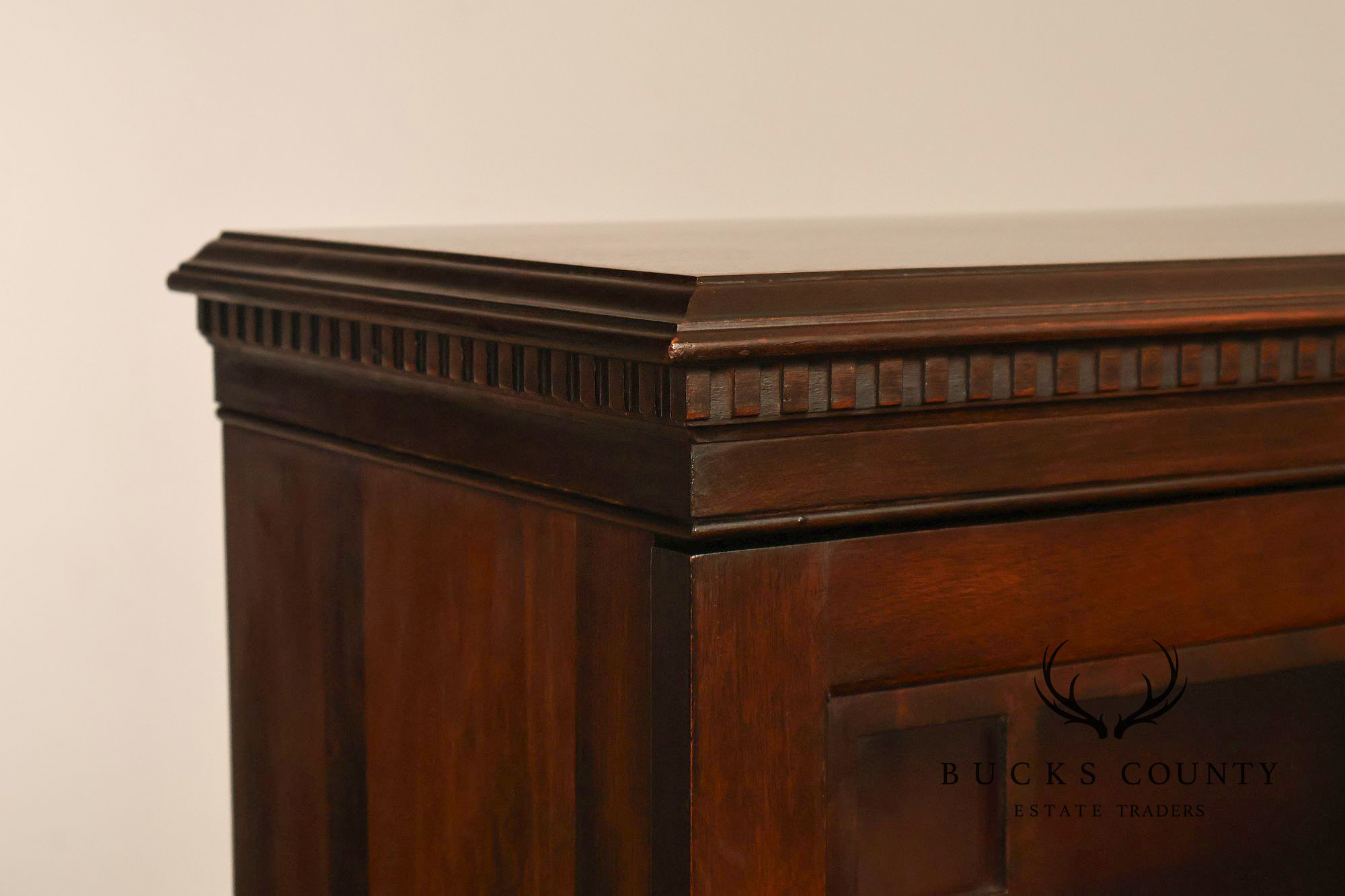 1940's Chippendale Style Mahogany Single Door By Wasmuth-Goodrich