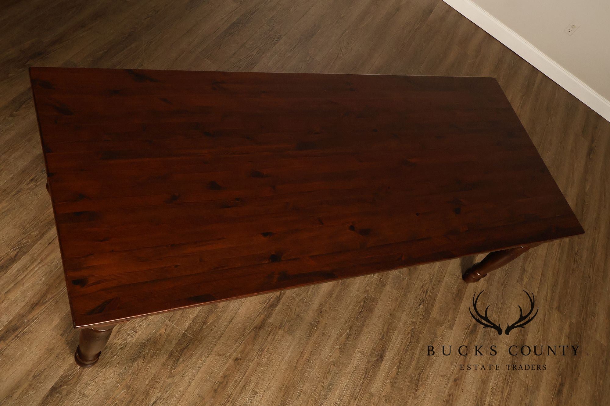Farmhouse Style Large 8 Foot Pine Dining Table