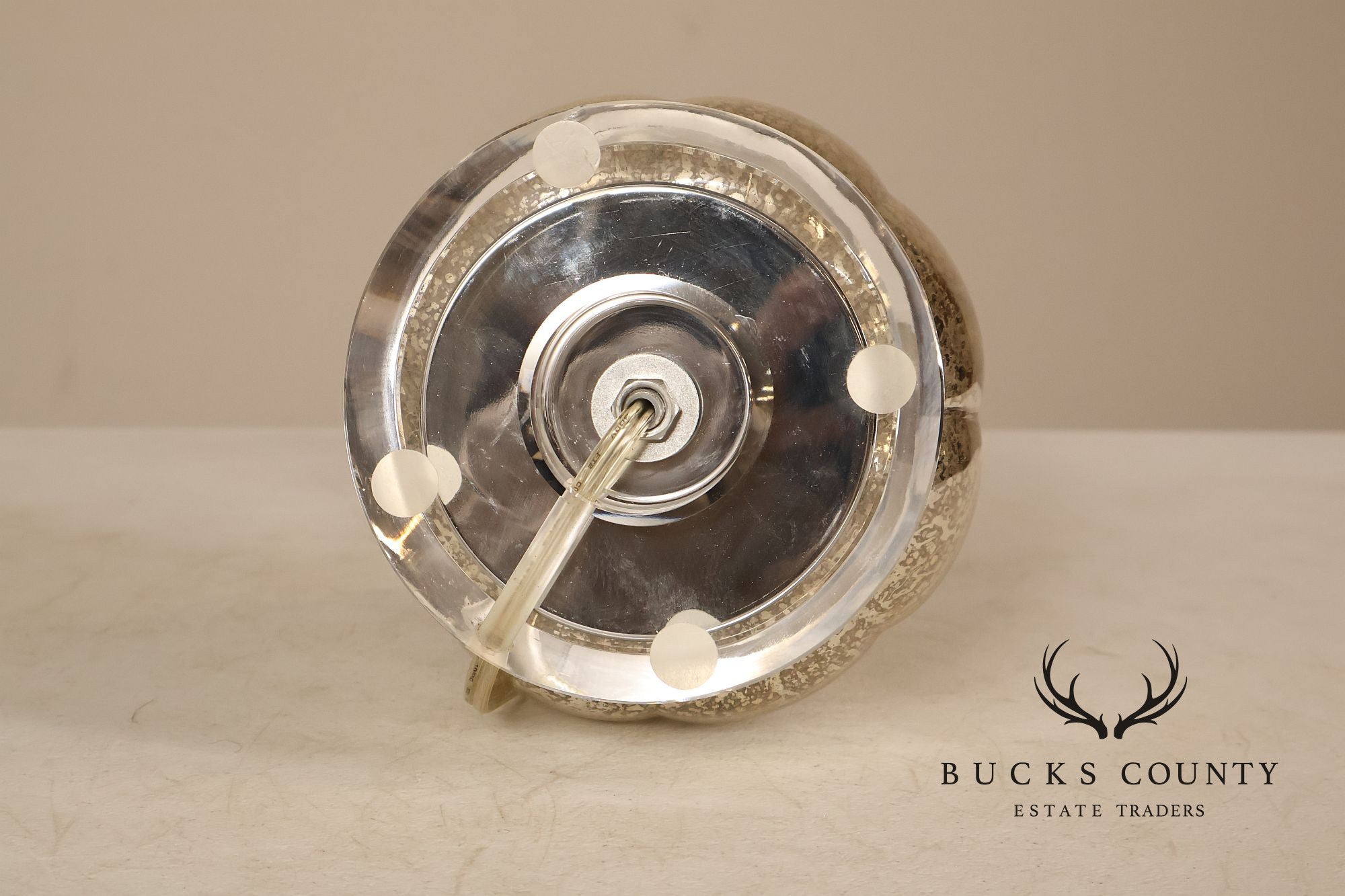 Contemporary Mercury Glass Table Lamp