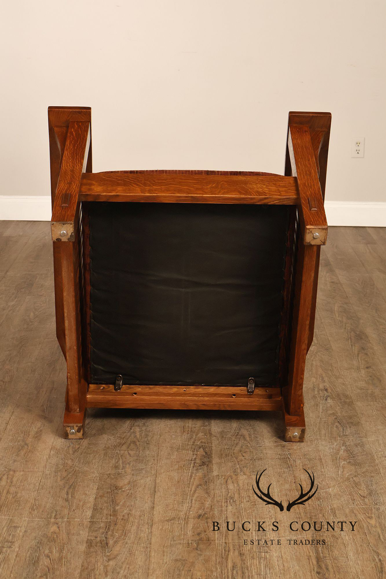 Stickley Mission Collection Oak Spindle Morris Chair