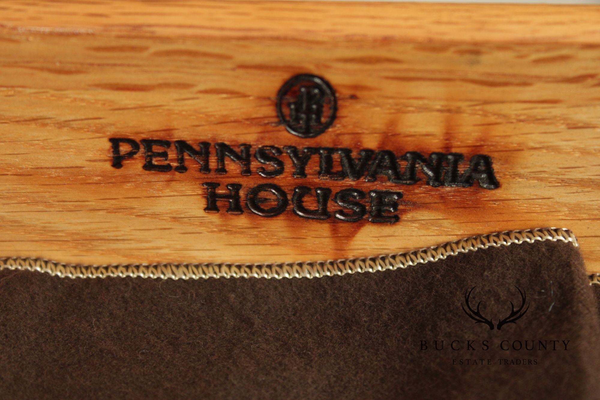 Pennsylvania House Cherry Flip Top Silver Chest Server Cabinet