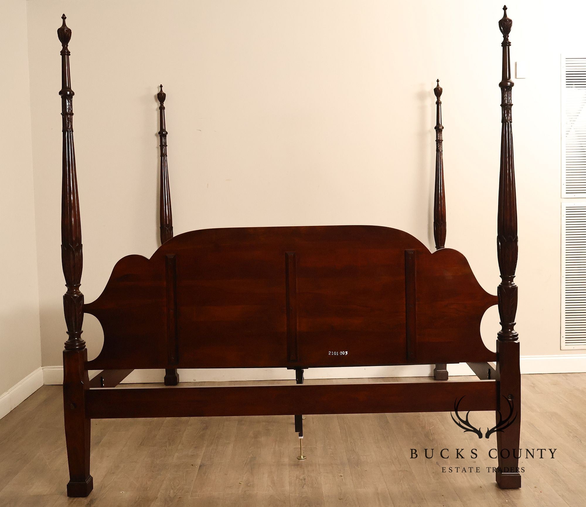 Statton King Size Carved Cherry Poster Bed