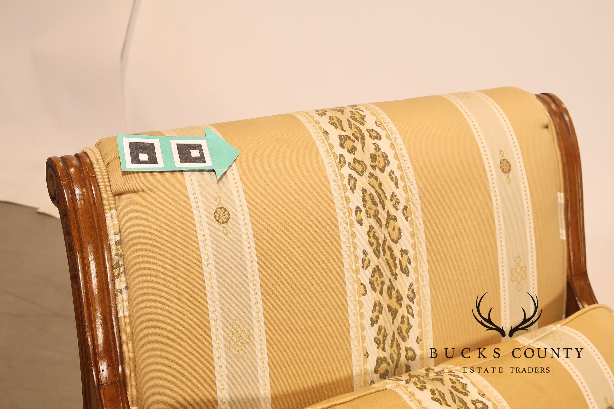 Sherrill Furniture Regency Style Pair of Bergere Armchairs