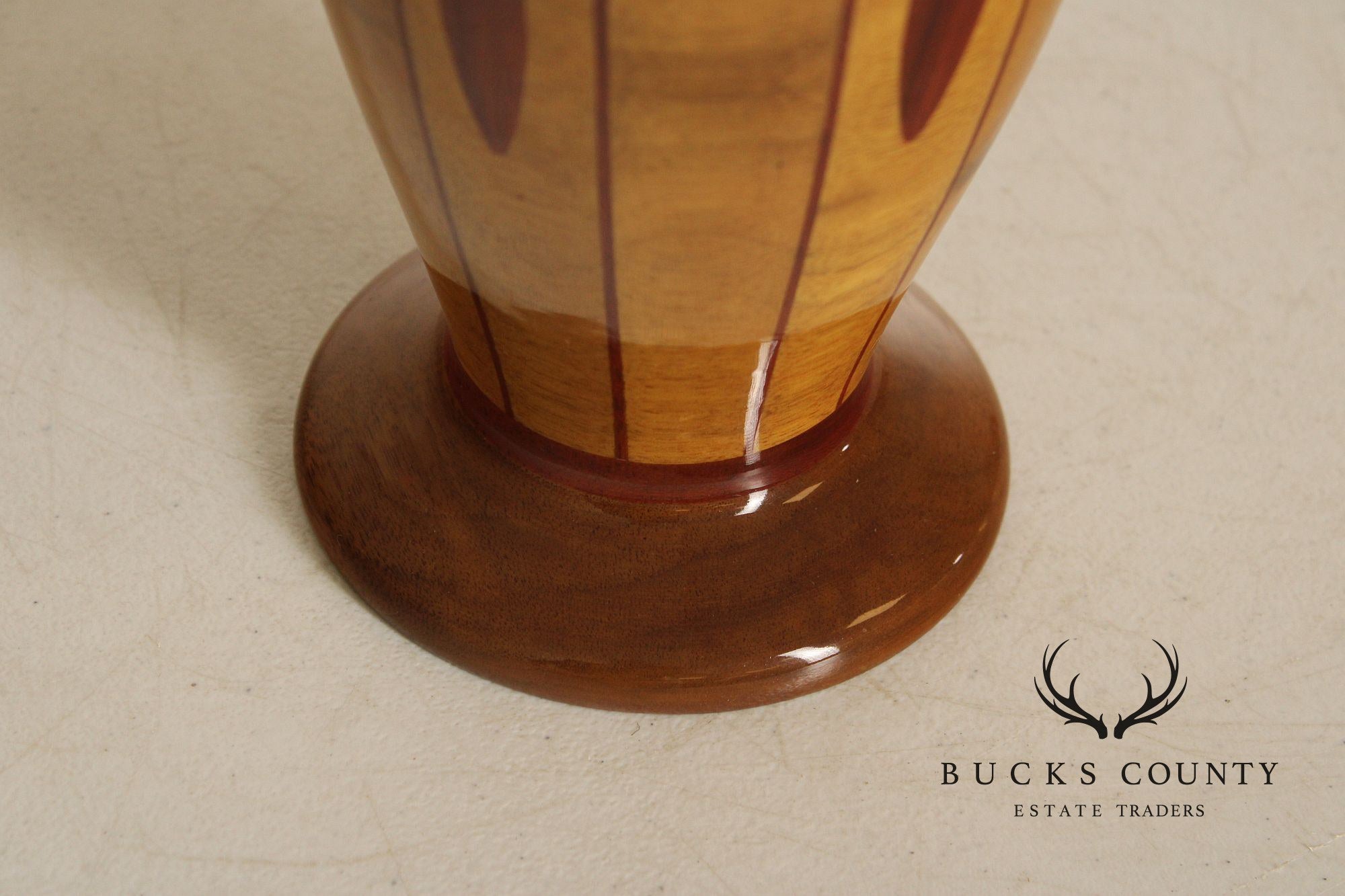 Philip M. Jacoby Set of Three Handcrafted Wood Vases